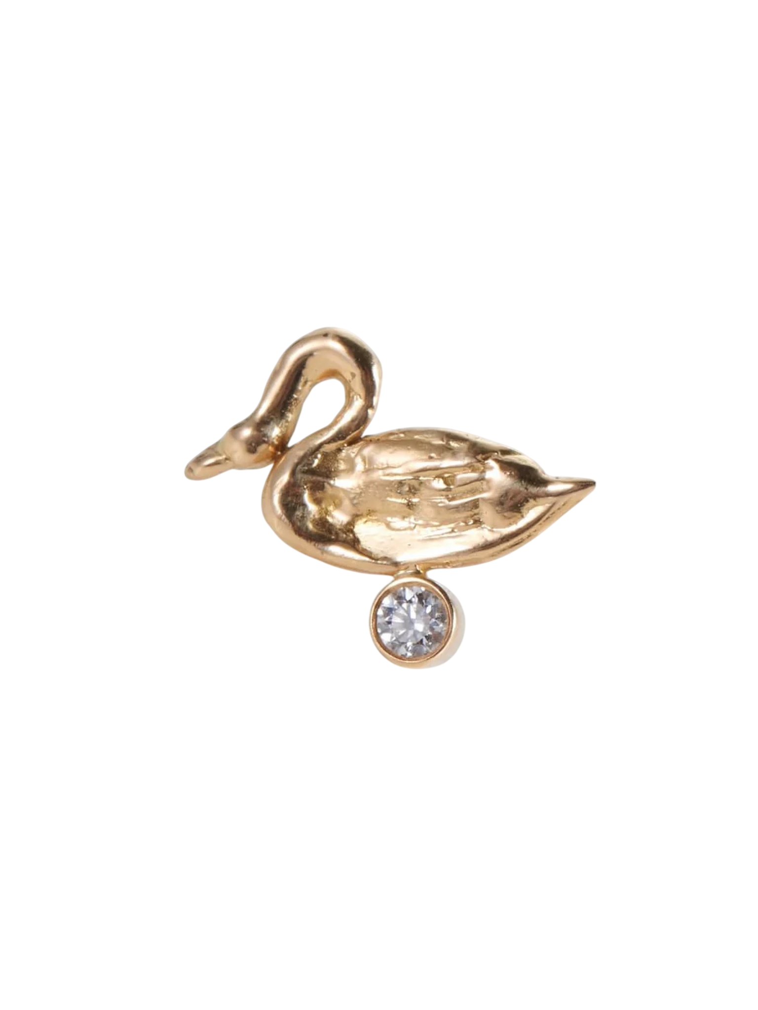 Aphrodite Earring 18 ct gold and top wesselton VVS diamond