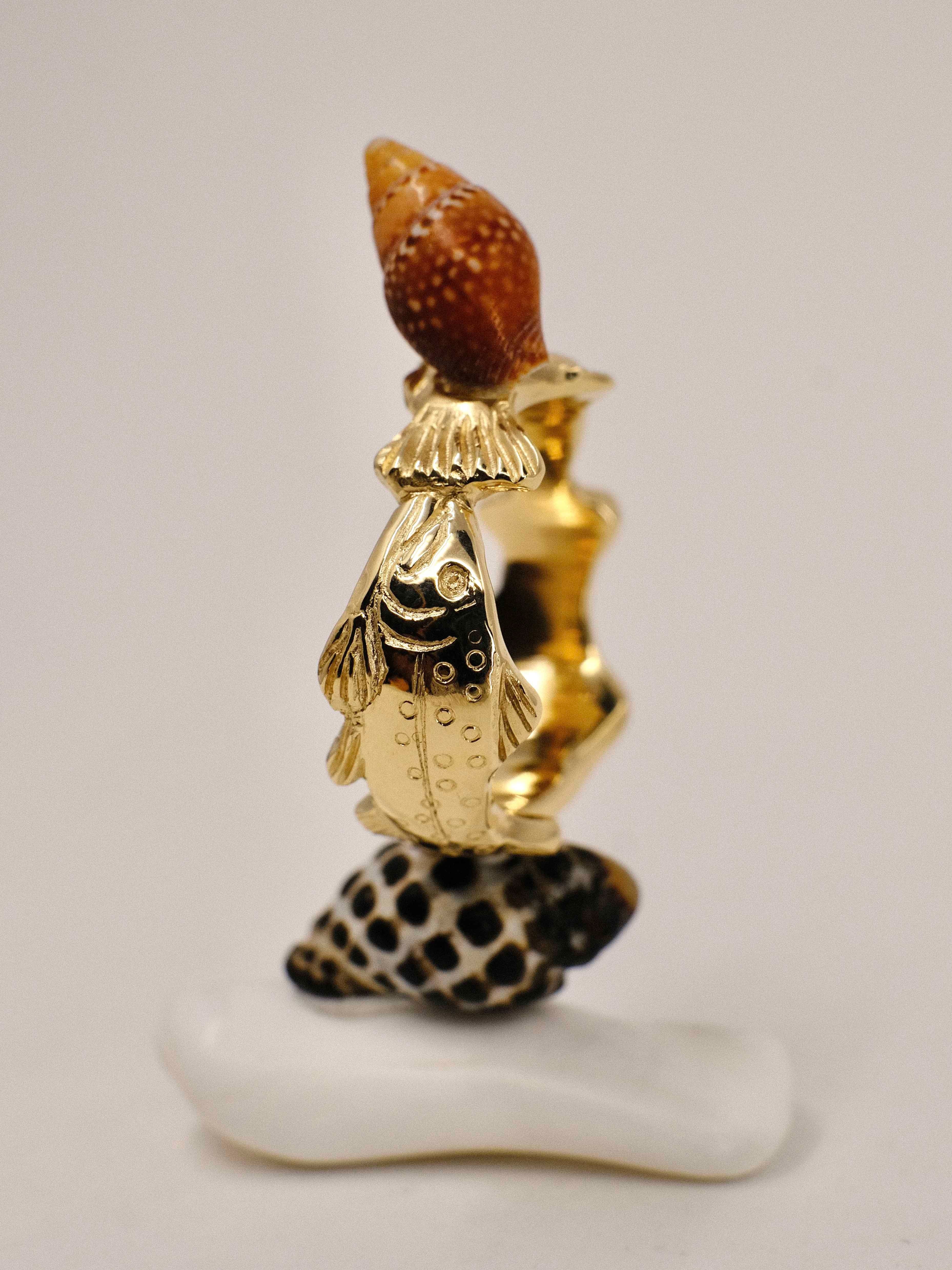 Eternal Trout Ring In Gold