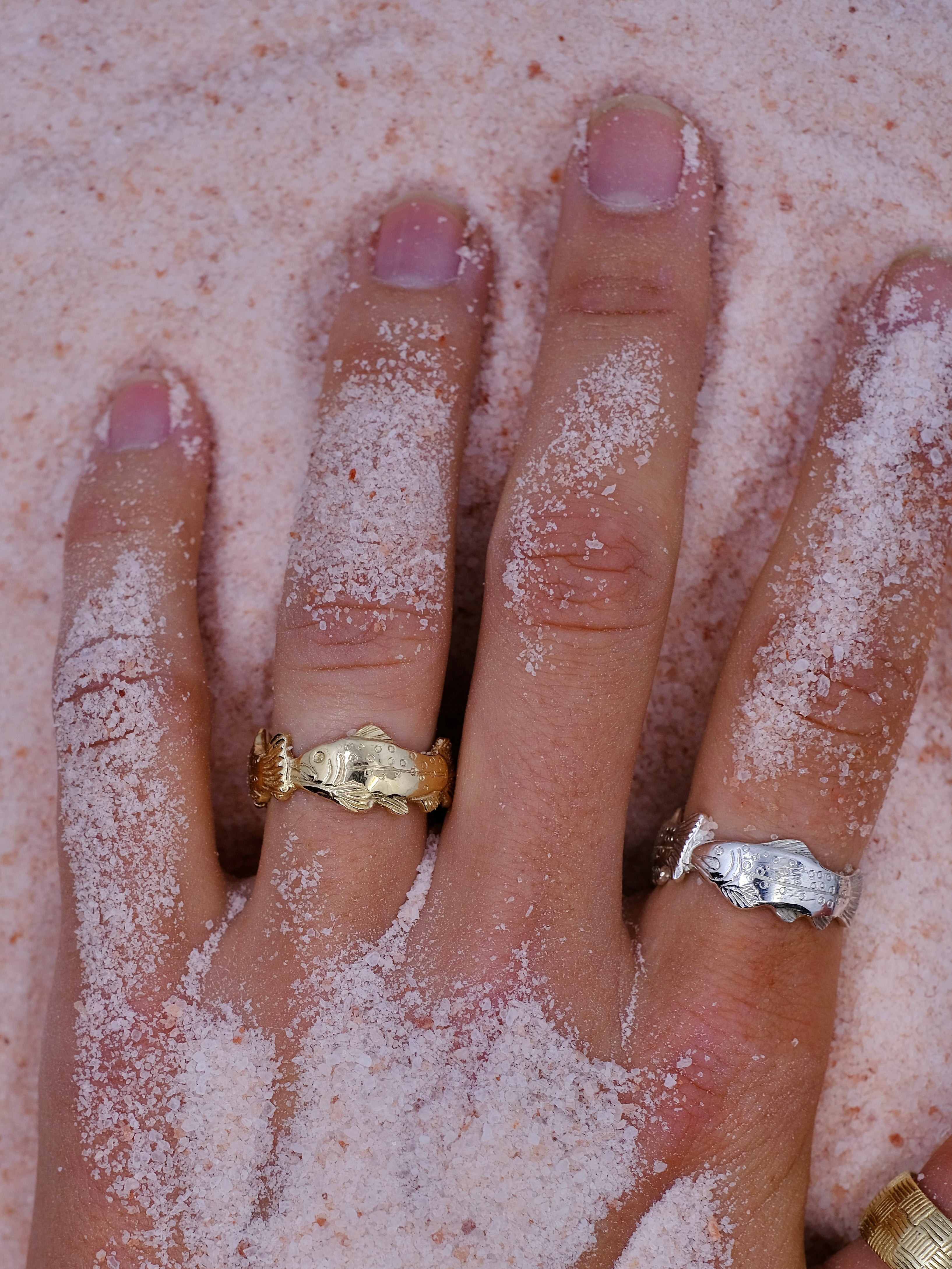 Eternal Trout Ring In Gold