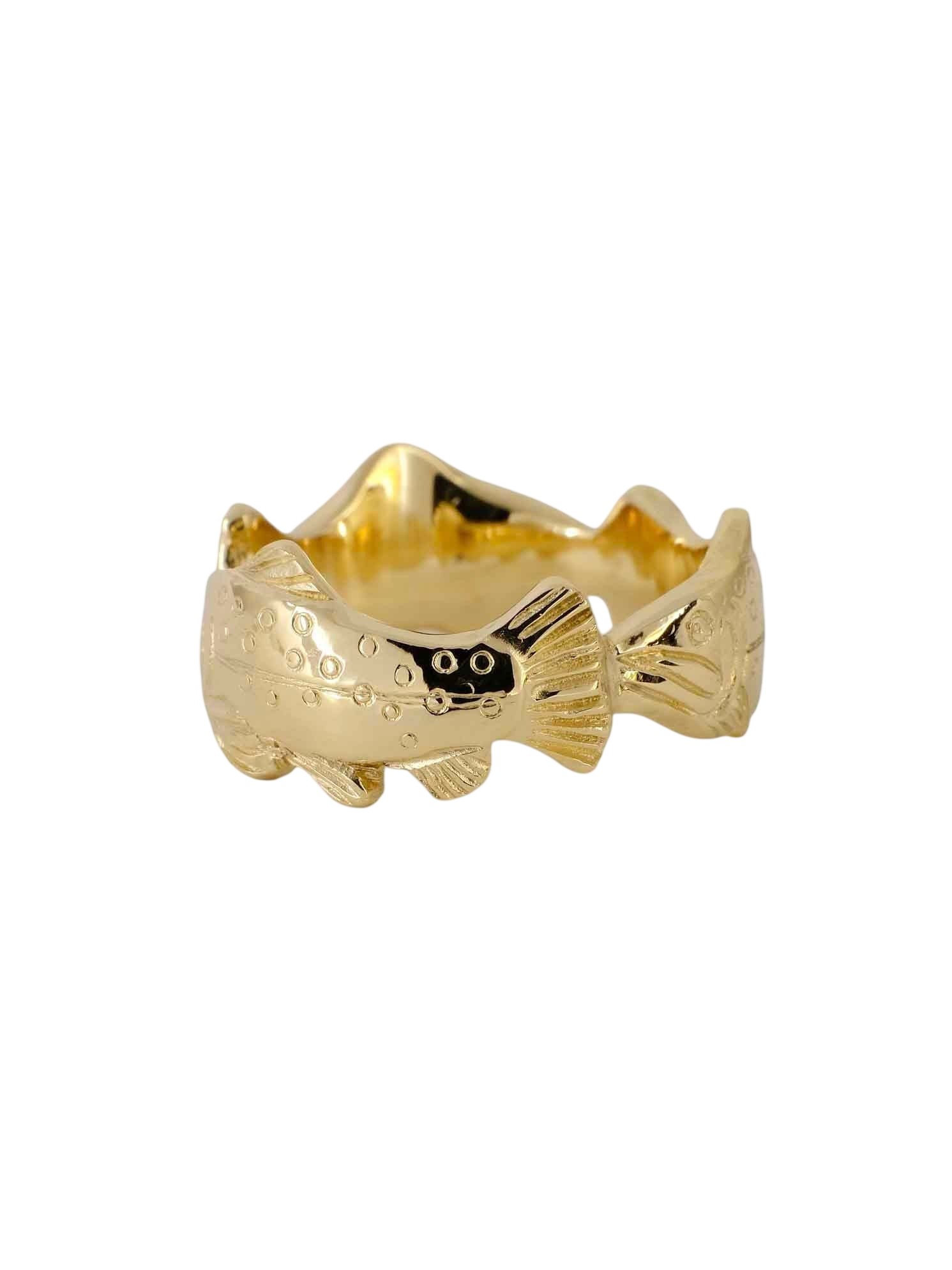 Eternal Trout Ring In Gold