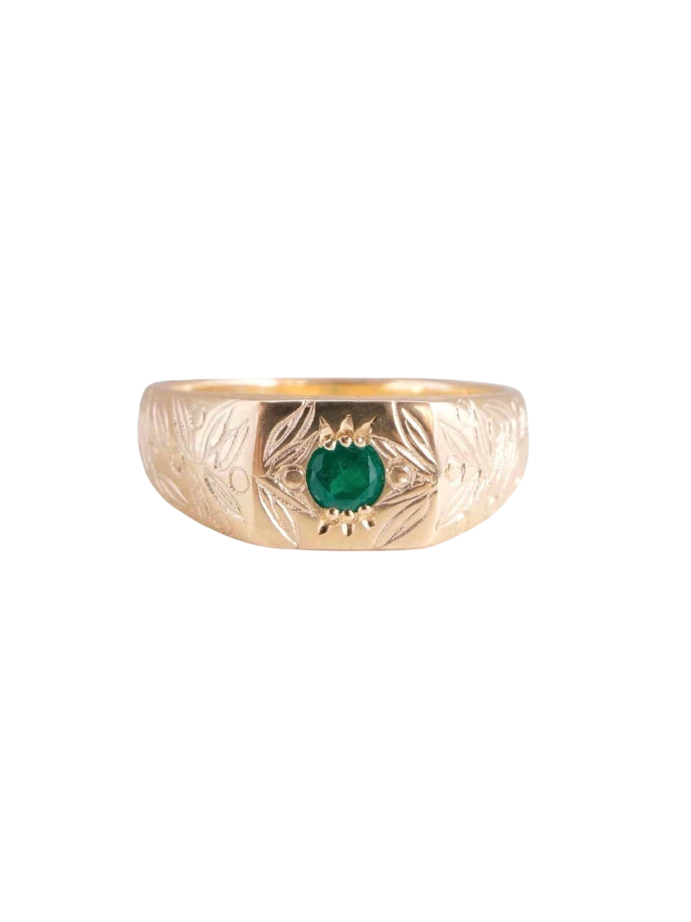 Emerald Leaf Signet