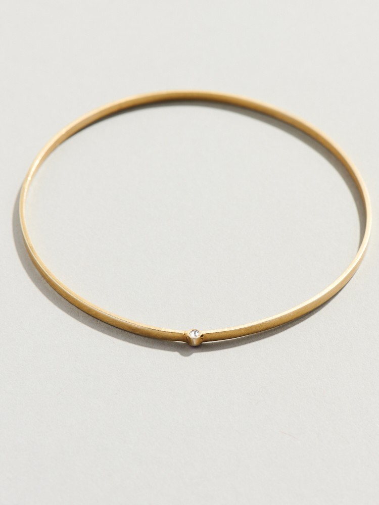 Cassini Bangle in white diamond