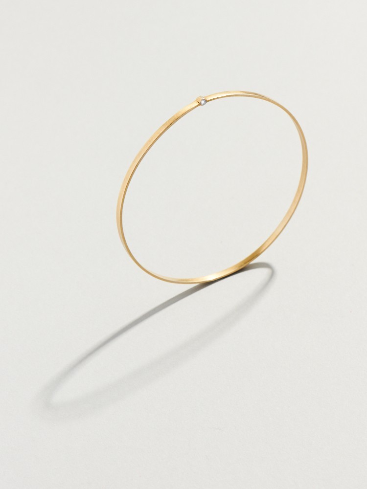 Cassini Bangle in white diamond