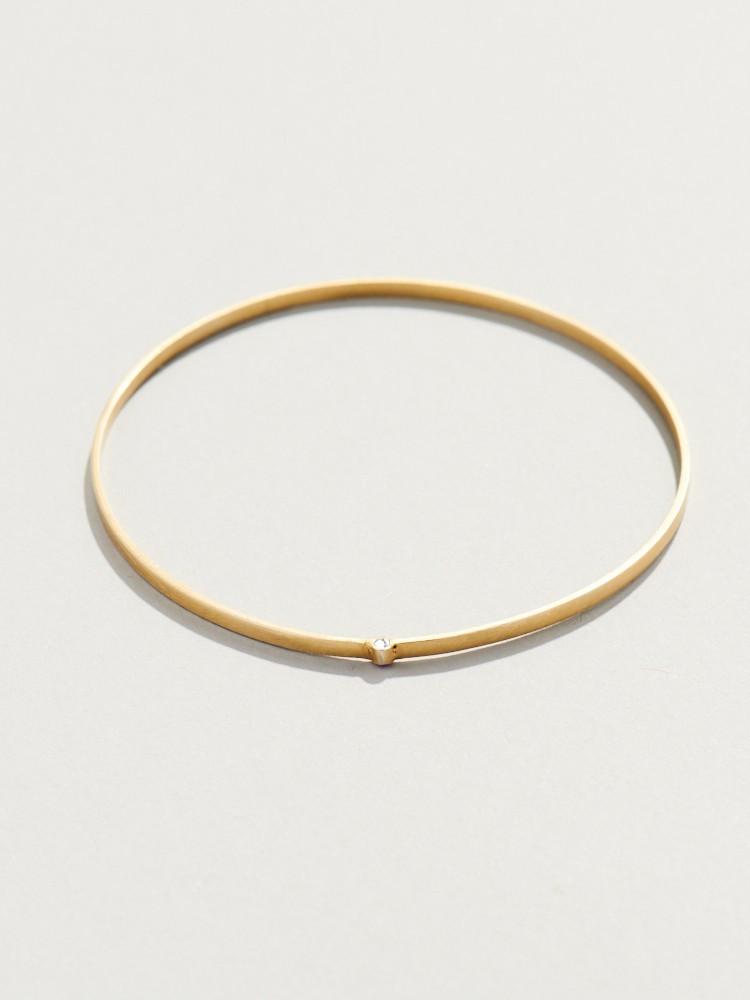 Cassini Bangle in white diamond
