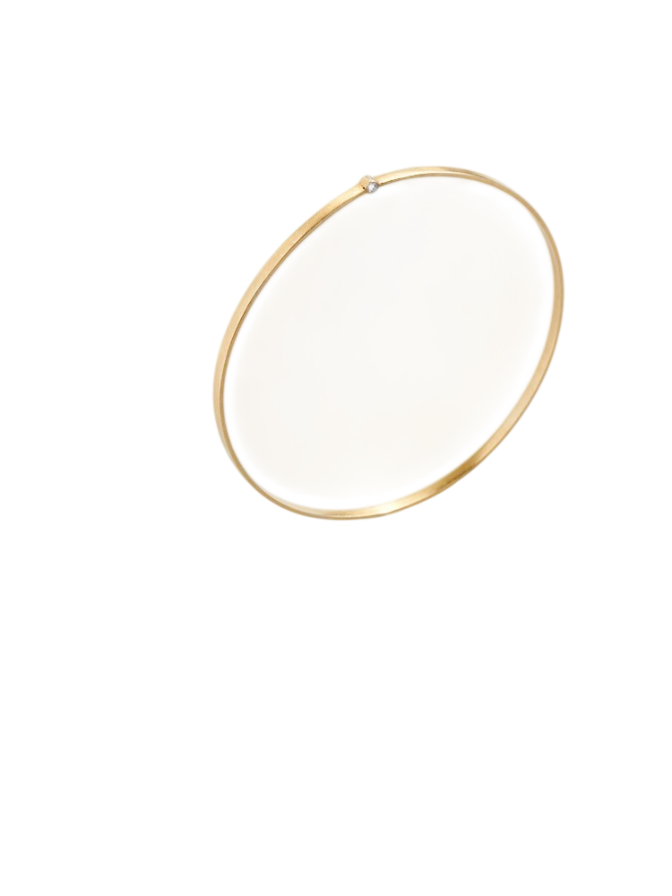 Cassini Bangle in white diamond