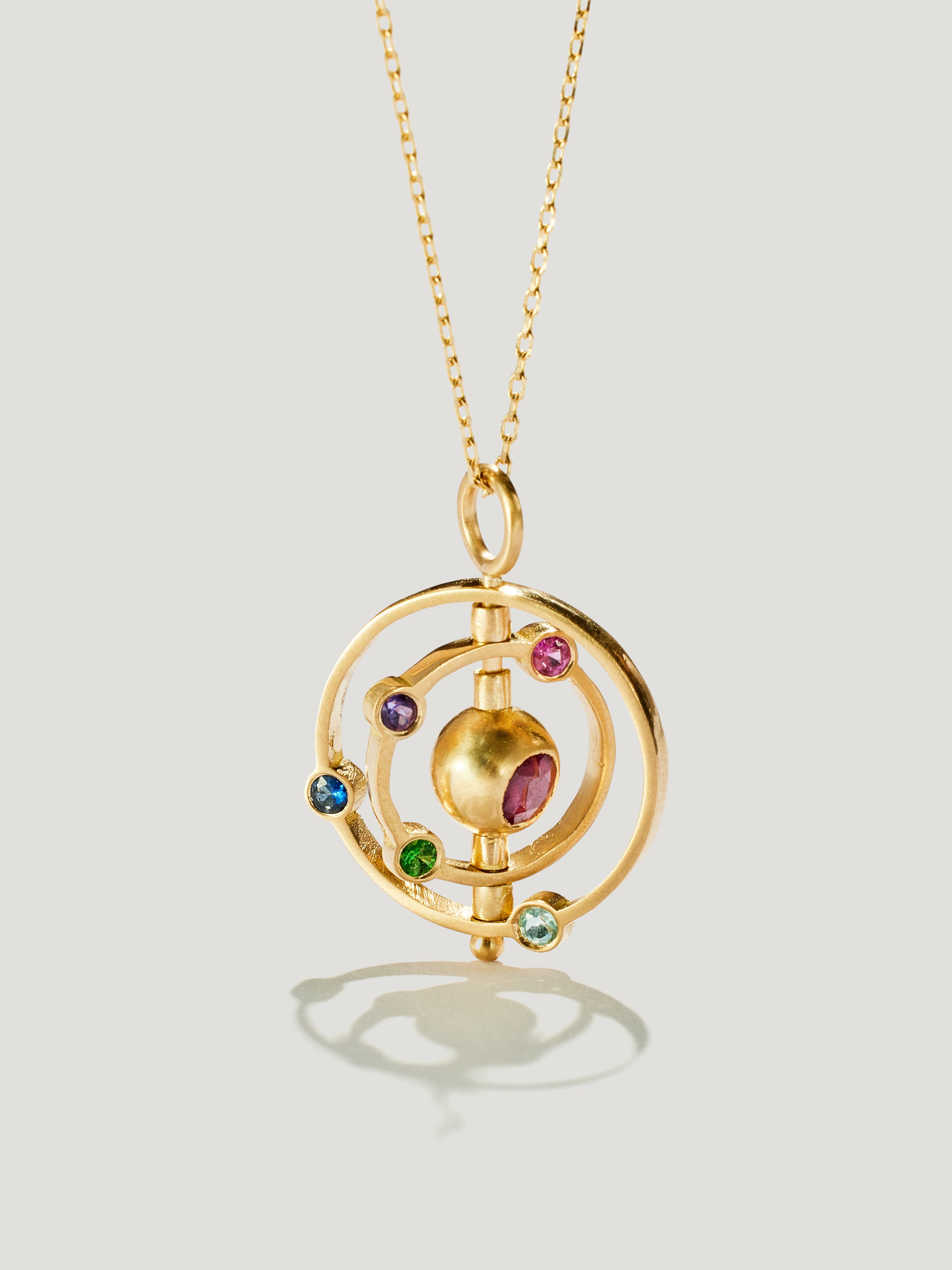 Andromed pendant in ruby
