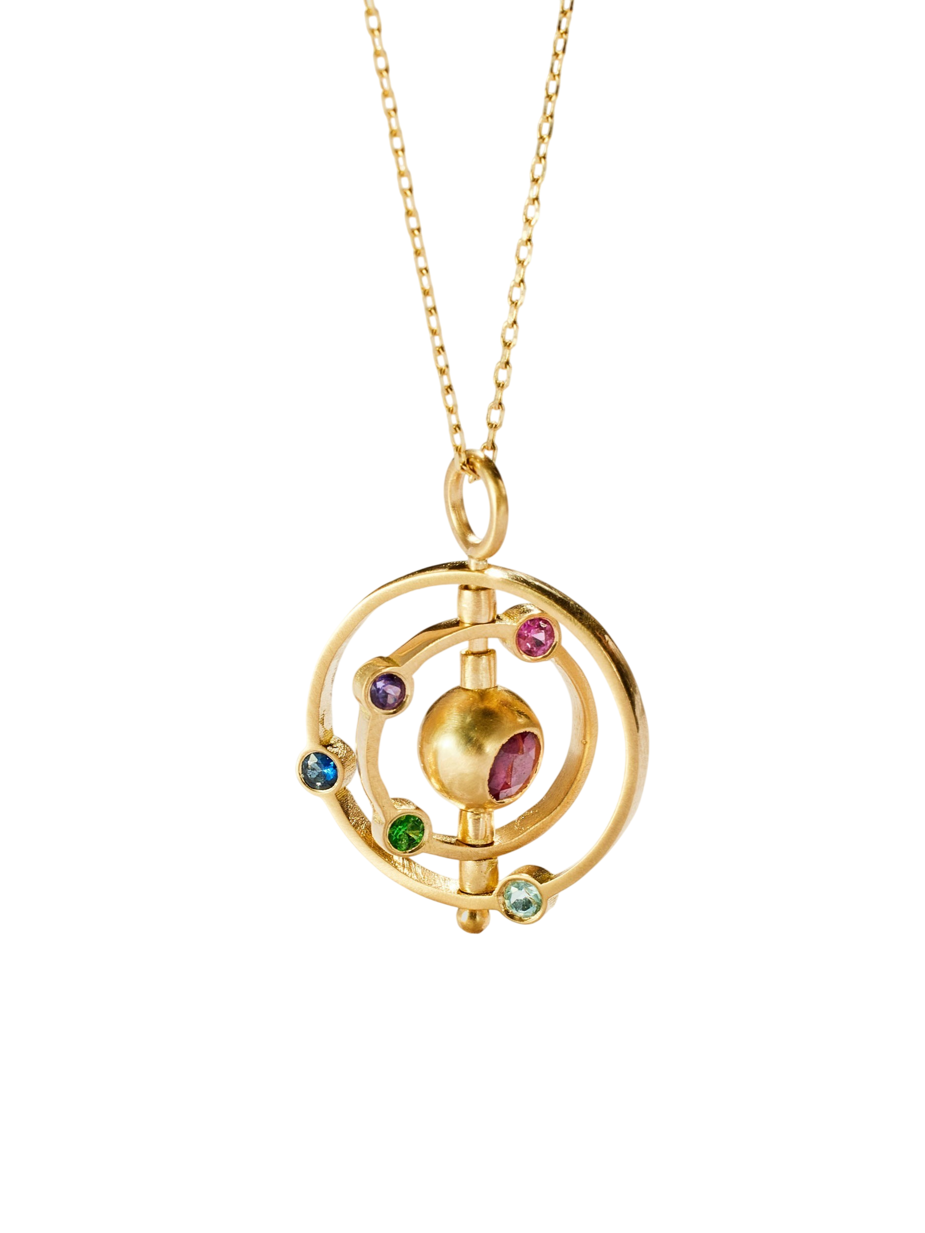 Andromed pendant in ruby