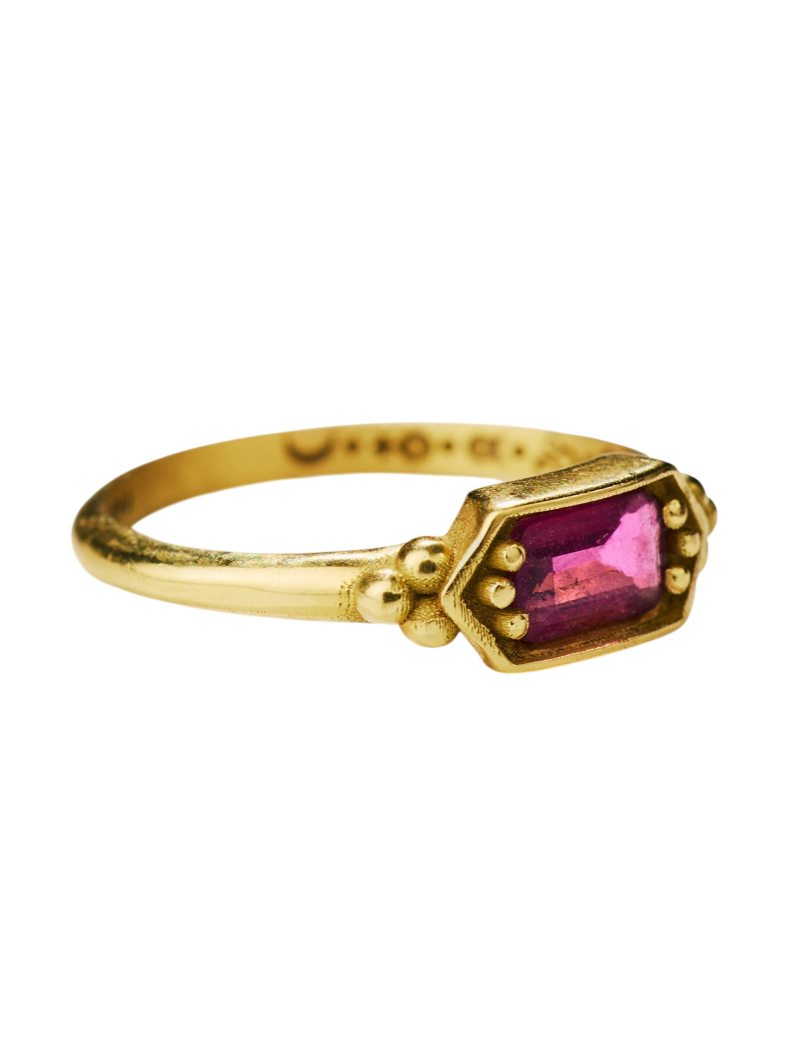 Pithos in pink tourmaline