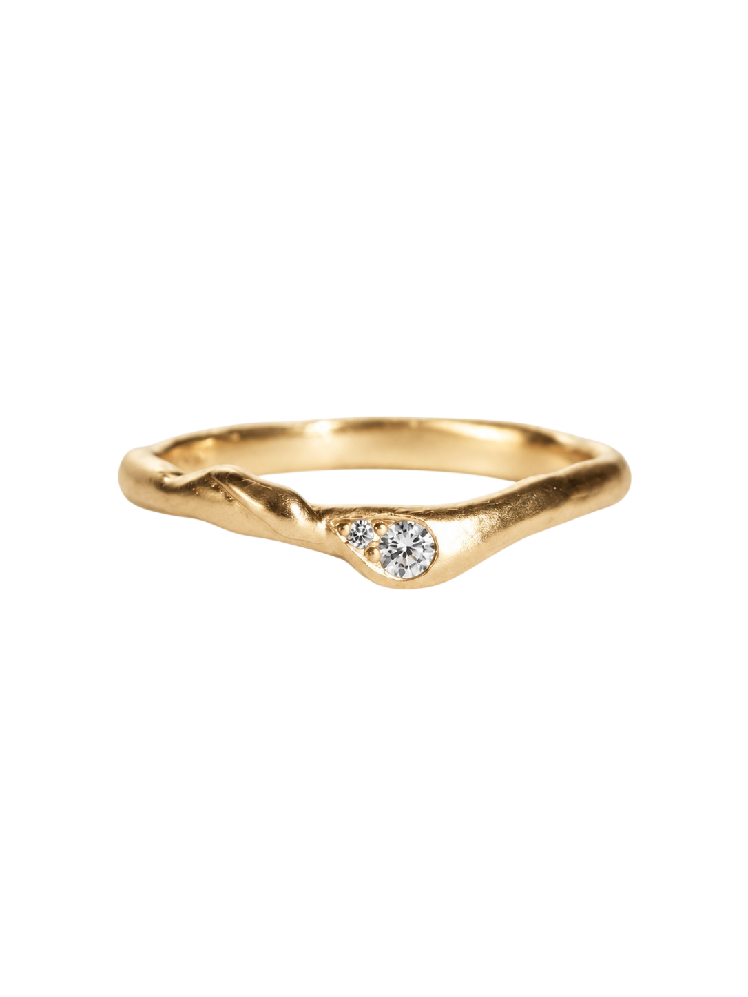 Leave To Dry (Bigger) Diamond Drop Ring no. 2