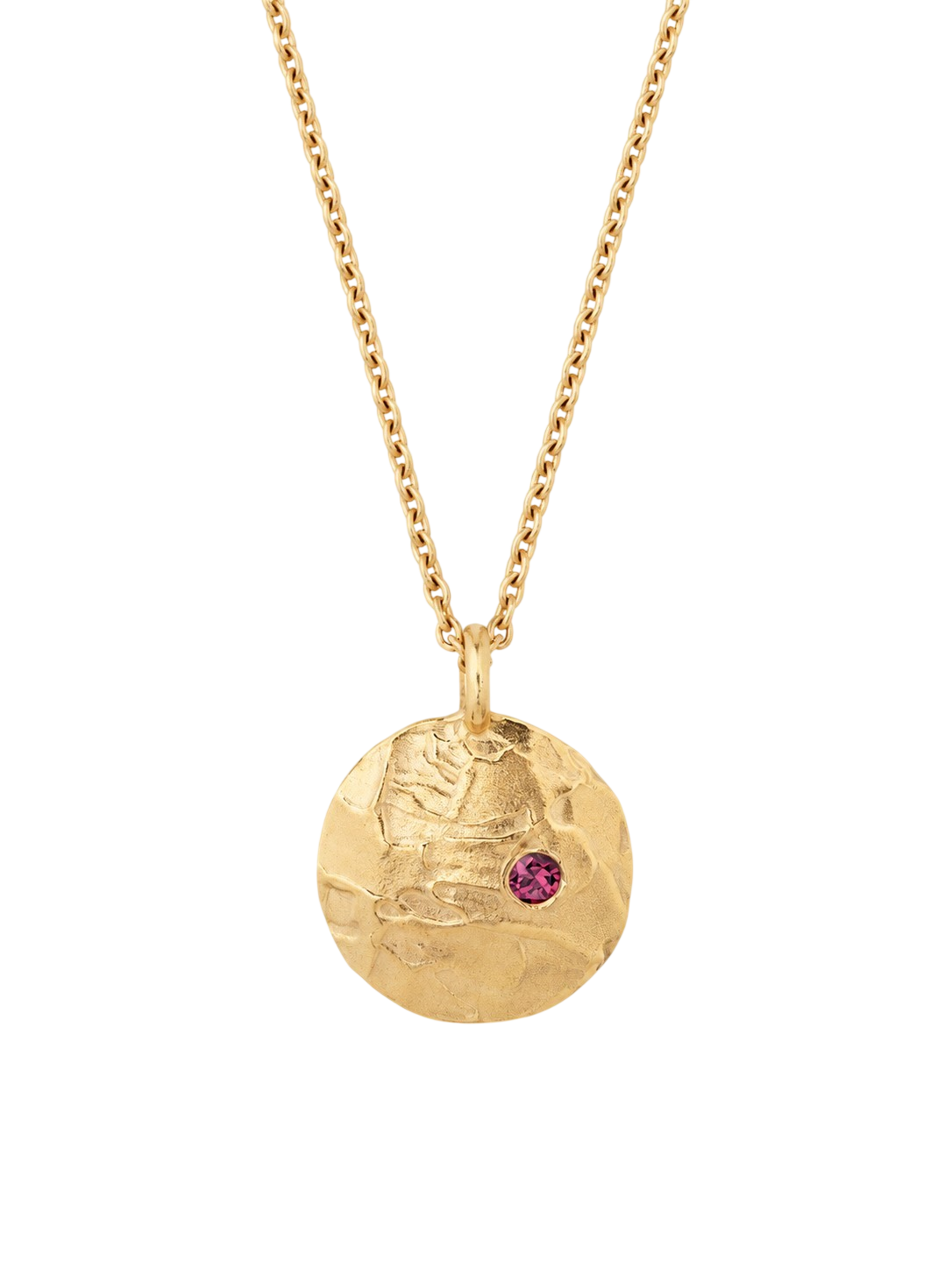 Texture Ruby Pendant