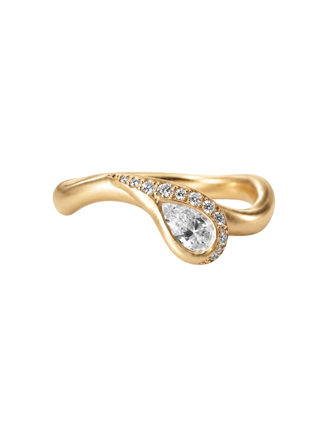 Tear Drop Solitaire Lux Diamond Ring