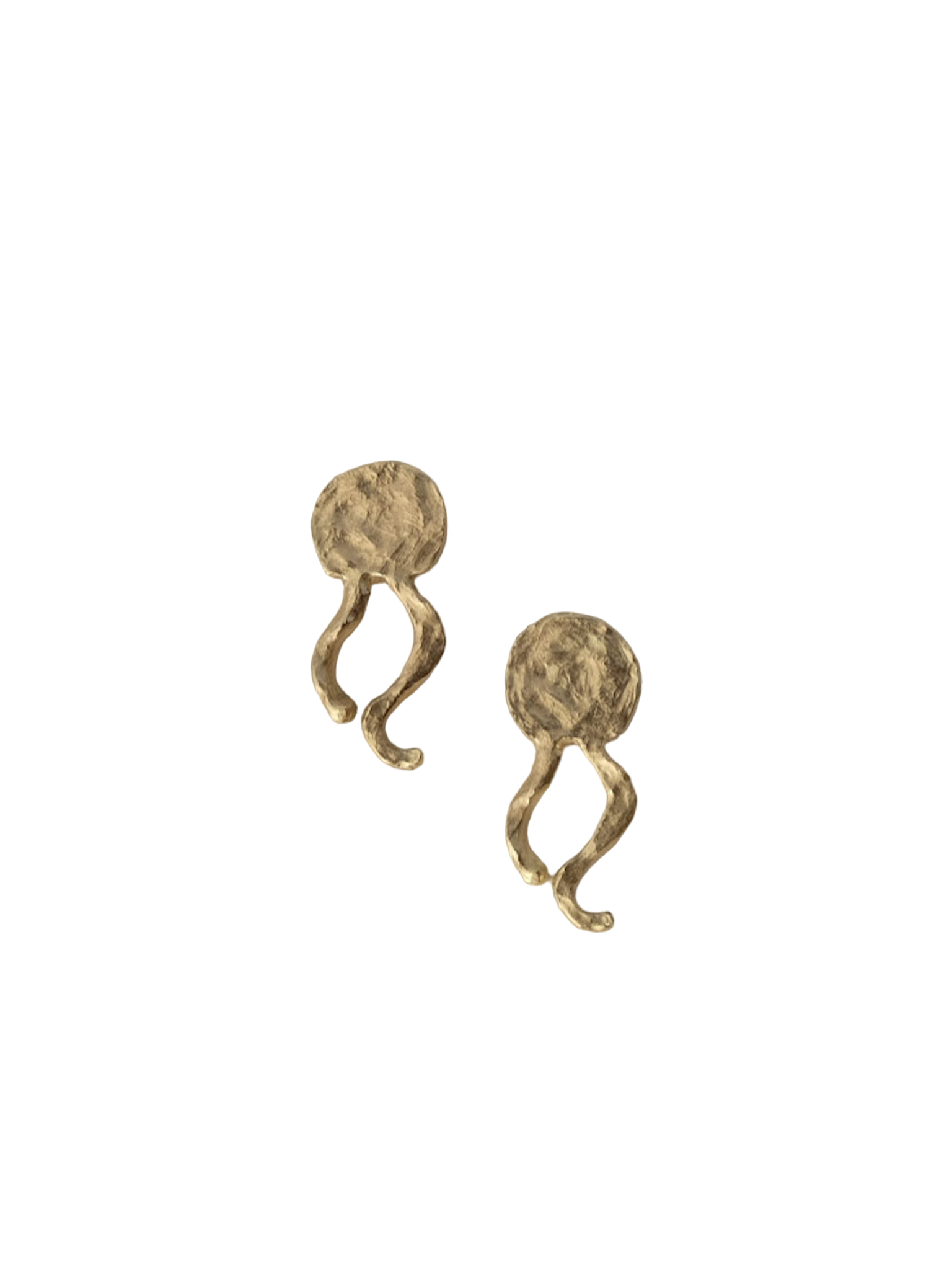 Tiny jellyfish earrings