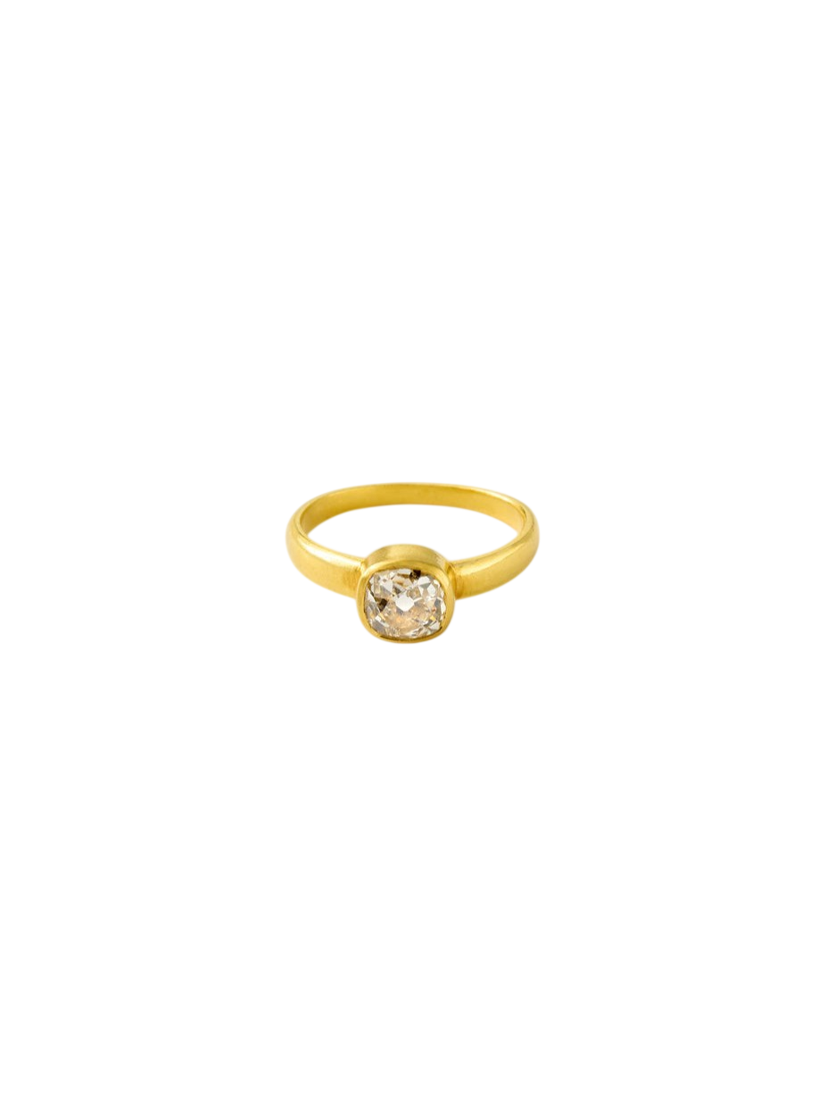 22kt Gold Diamond Greek Ring