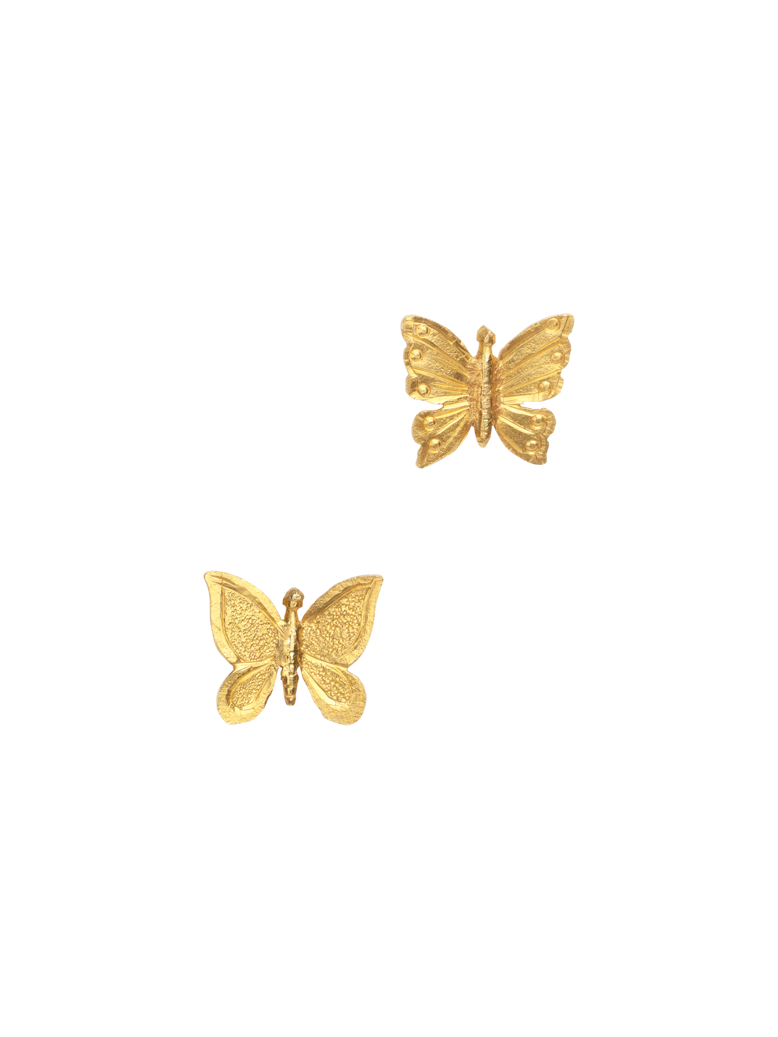 The secret garden tiny butterfly studs