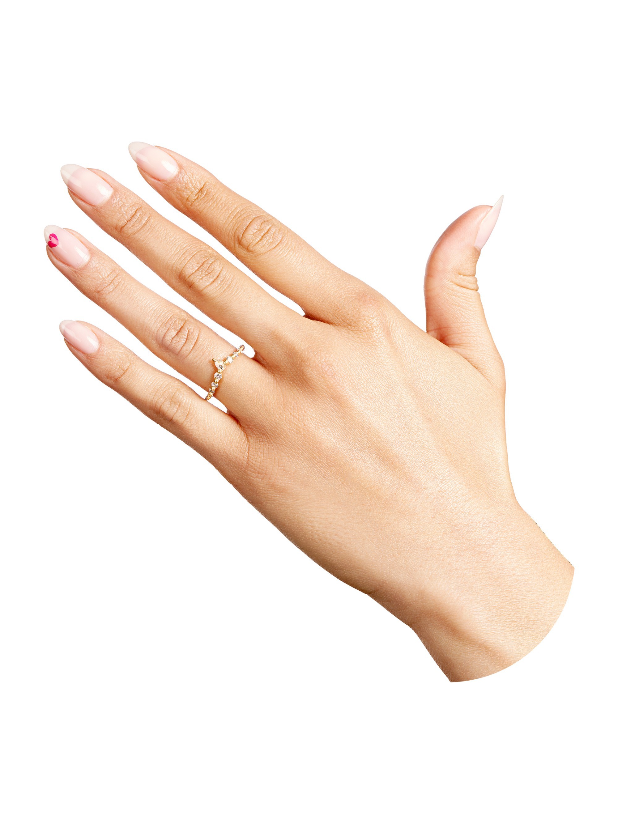Diamond Danube Petal Ring