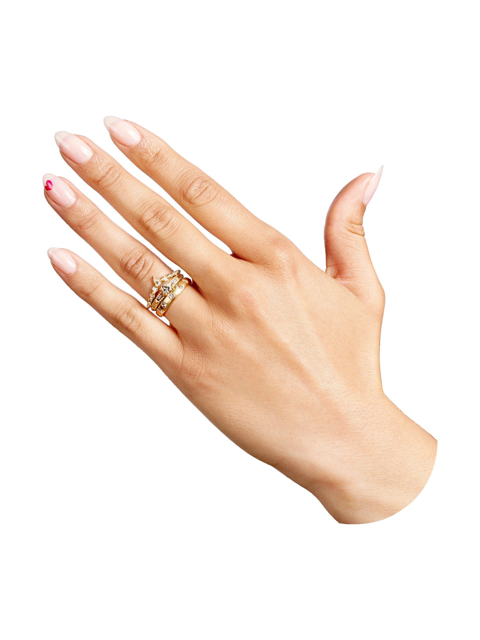 Diamond Danube Petal Ring