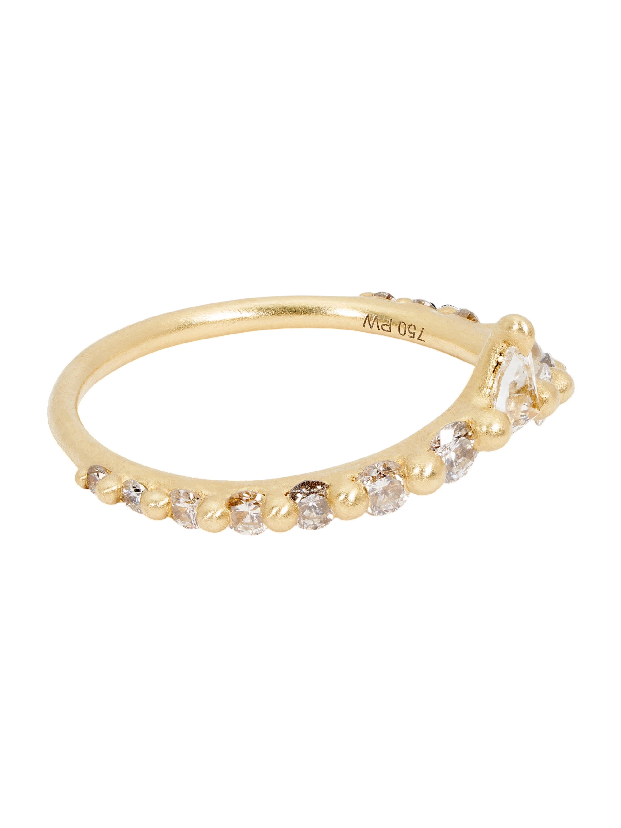 Diamond Danube Petal Ring