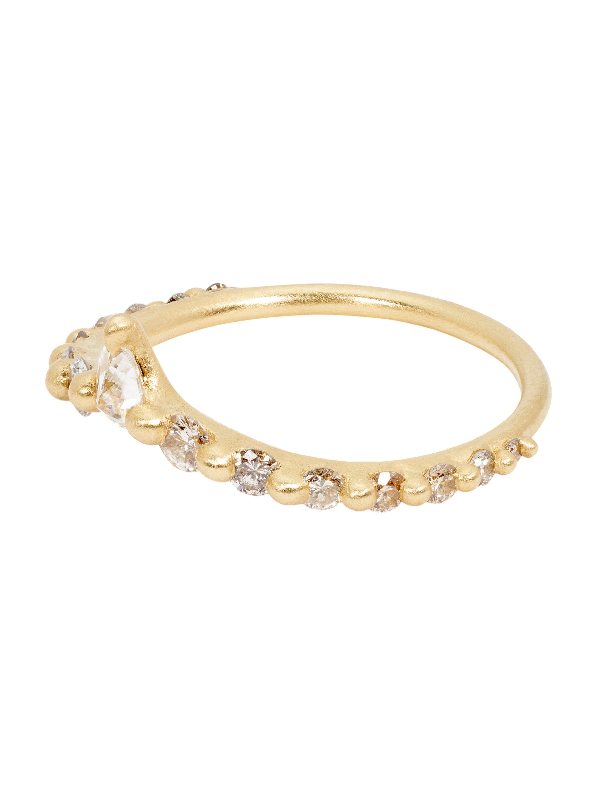 Diamond Danube Petal Ring