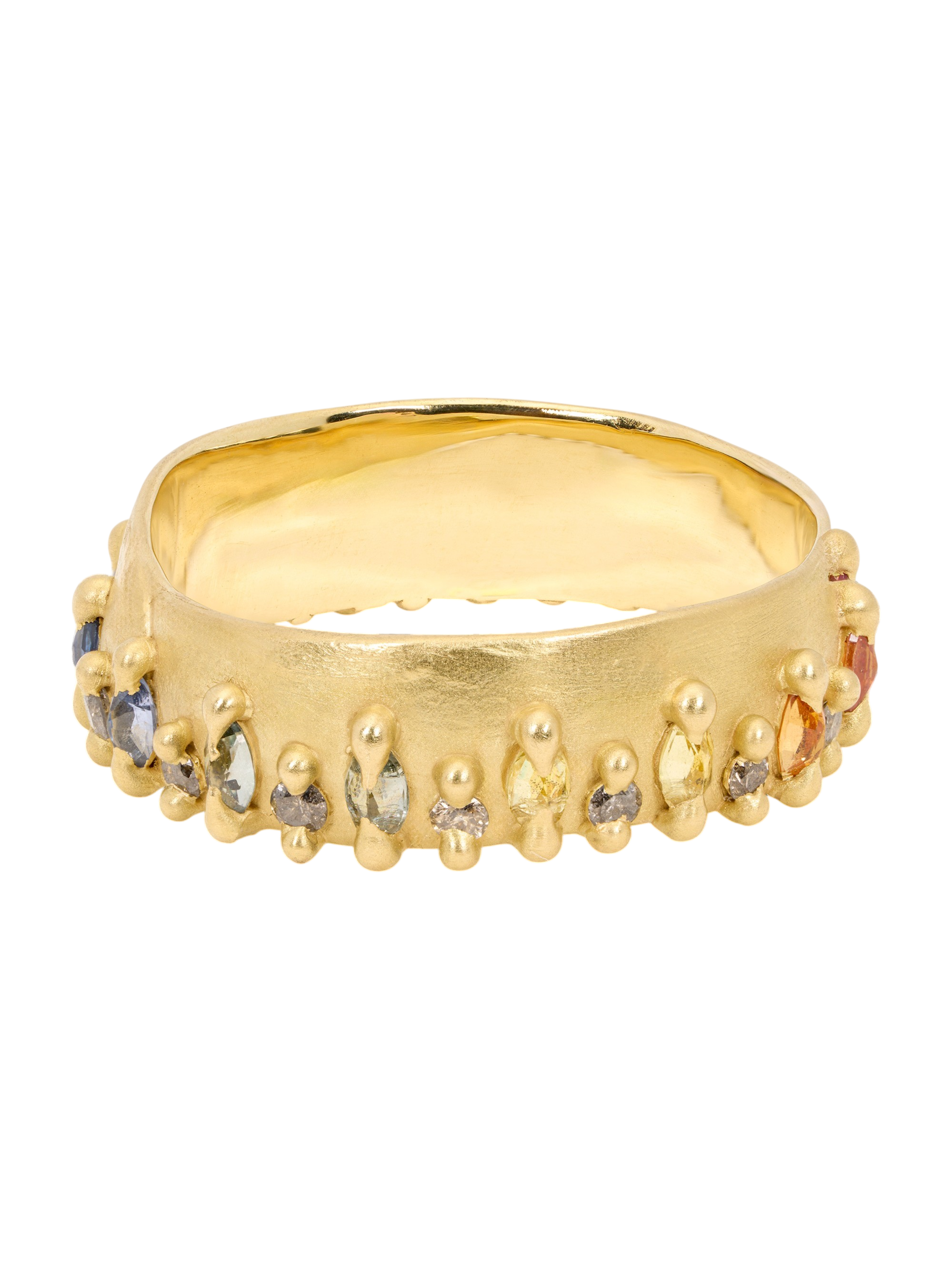 Rainbow Noelle Ring with Diamonds