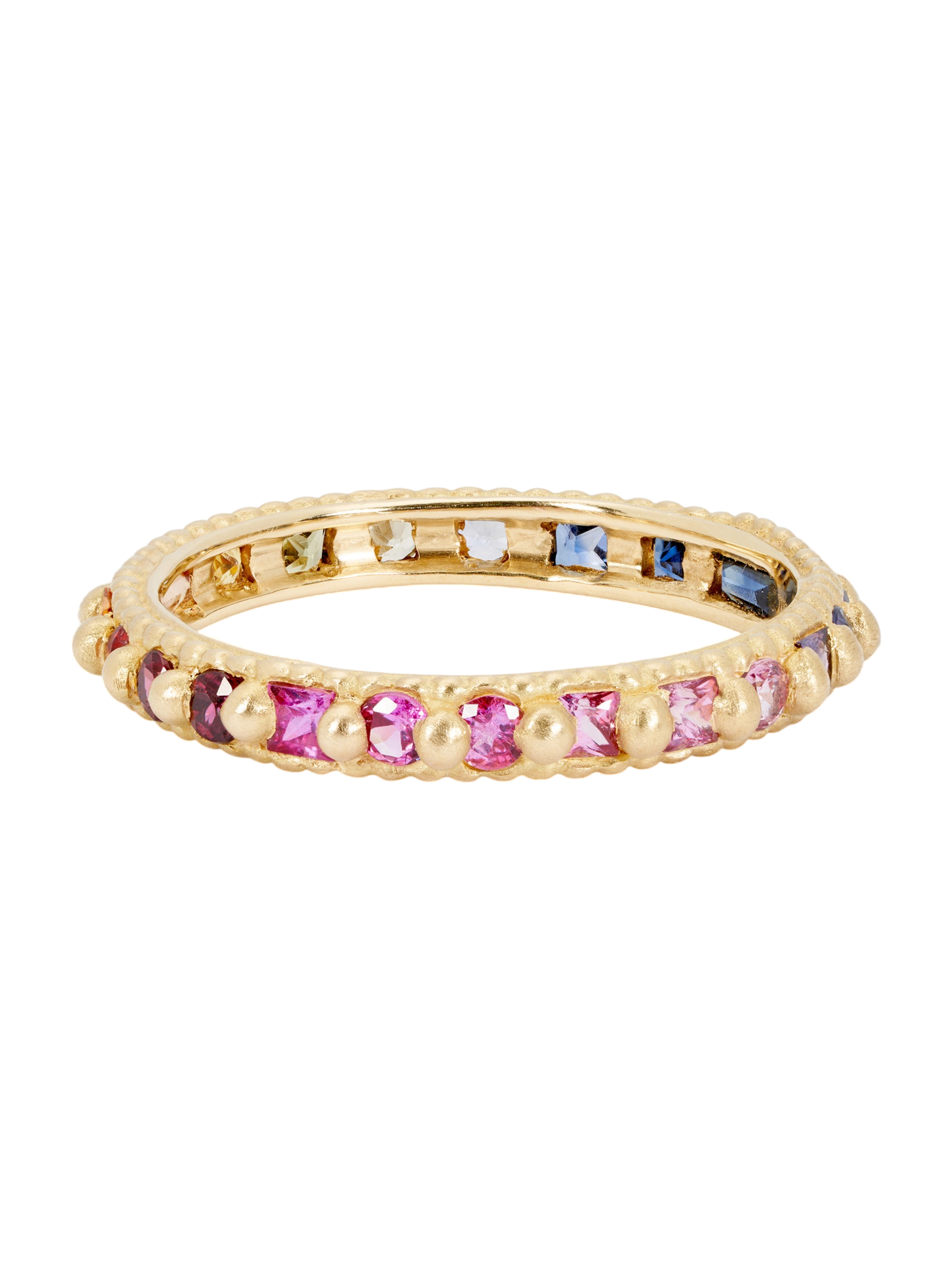 Rainbow Mixed Cut Ramona Ring photo