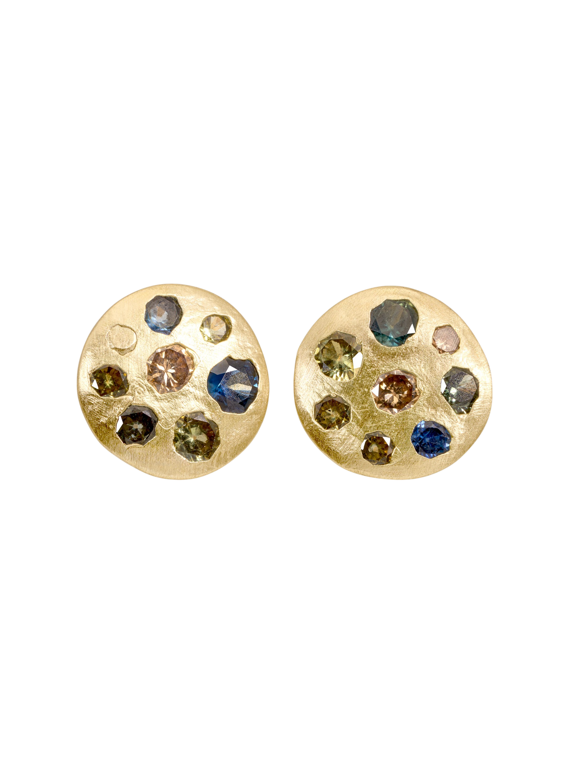 Medium Cypress Celeste Stud Earrings photo