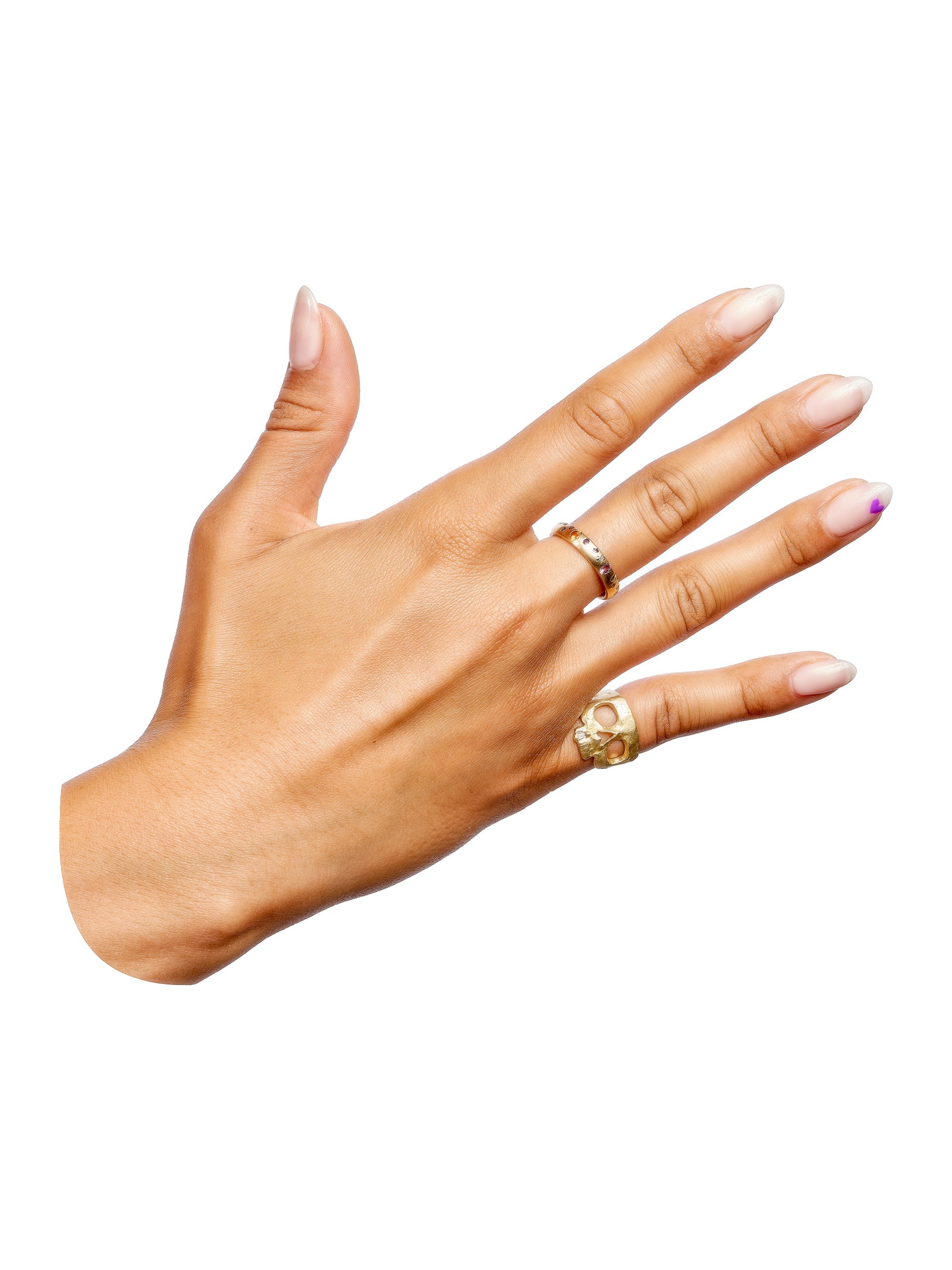 Blossom Crush Gradient Confetti Ring