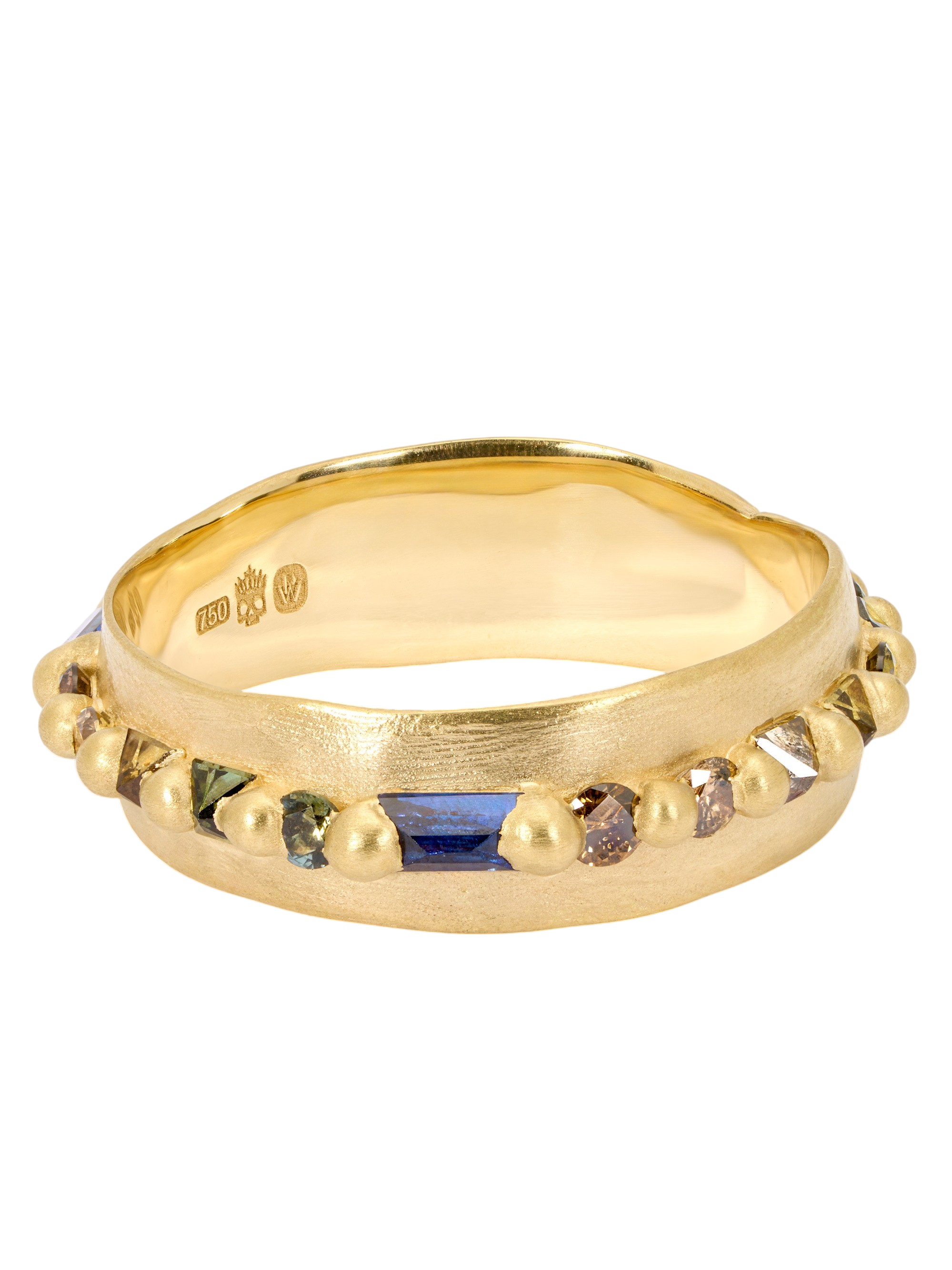 Wide Cypress Mixed Cut Nina Ring photo