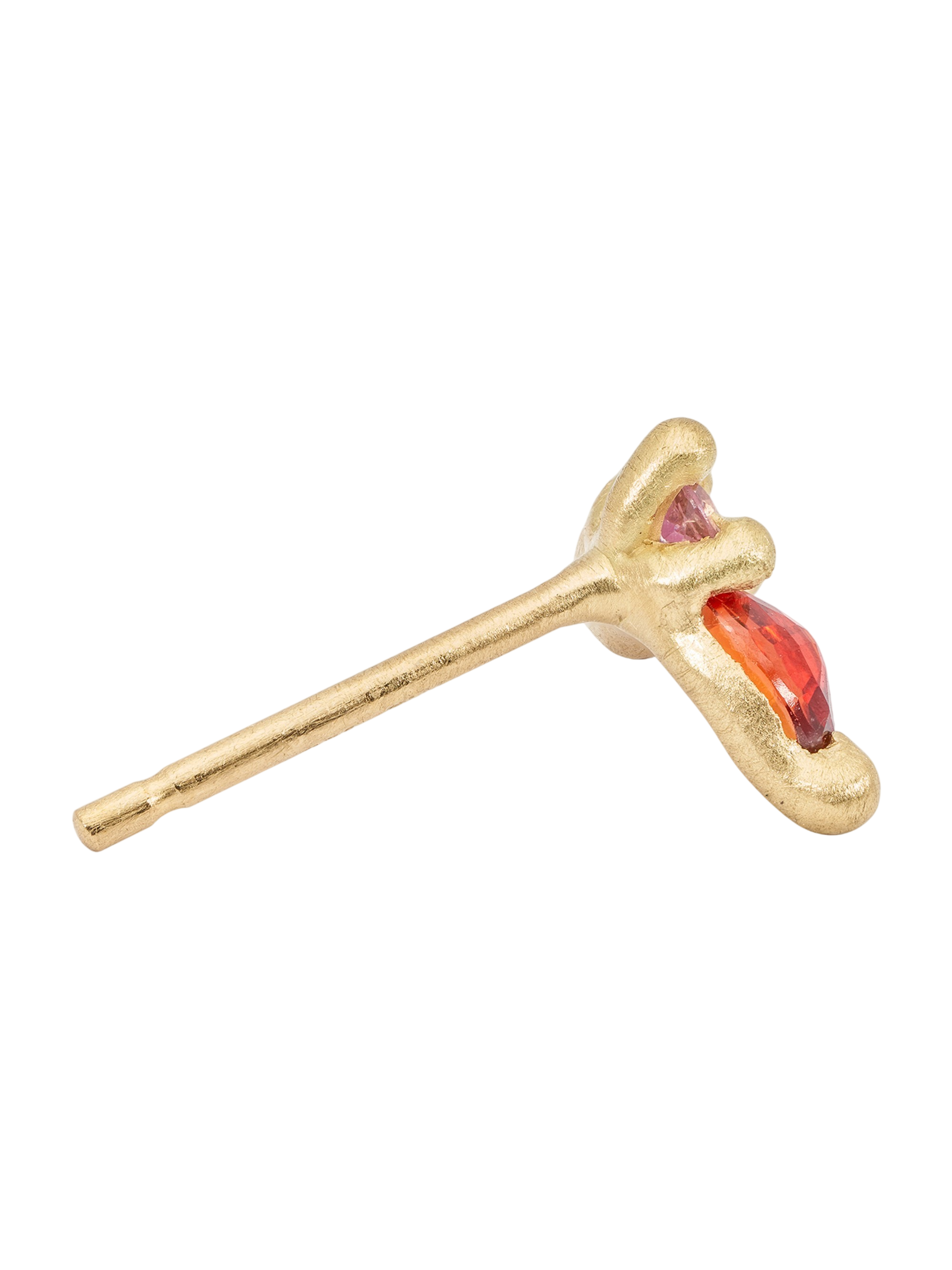 Pink Floret Stud Earring