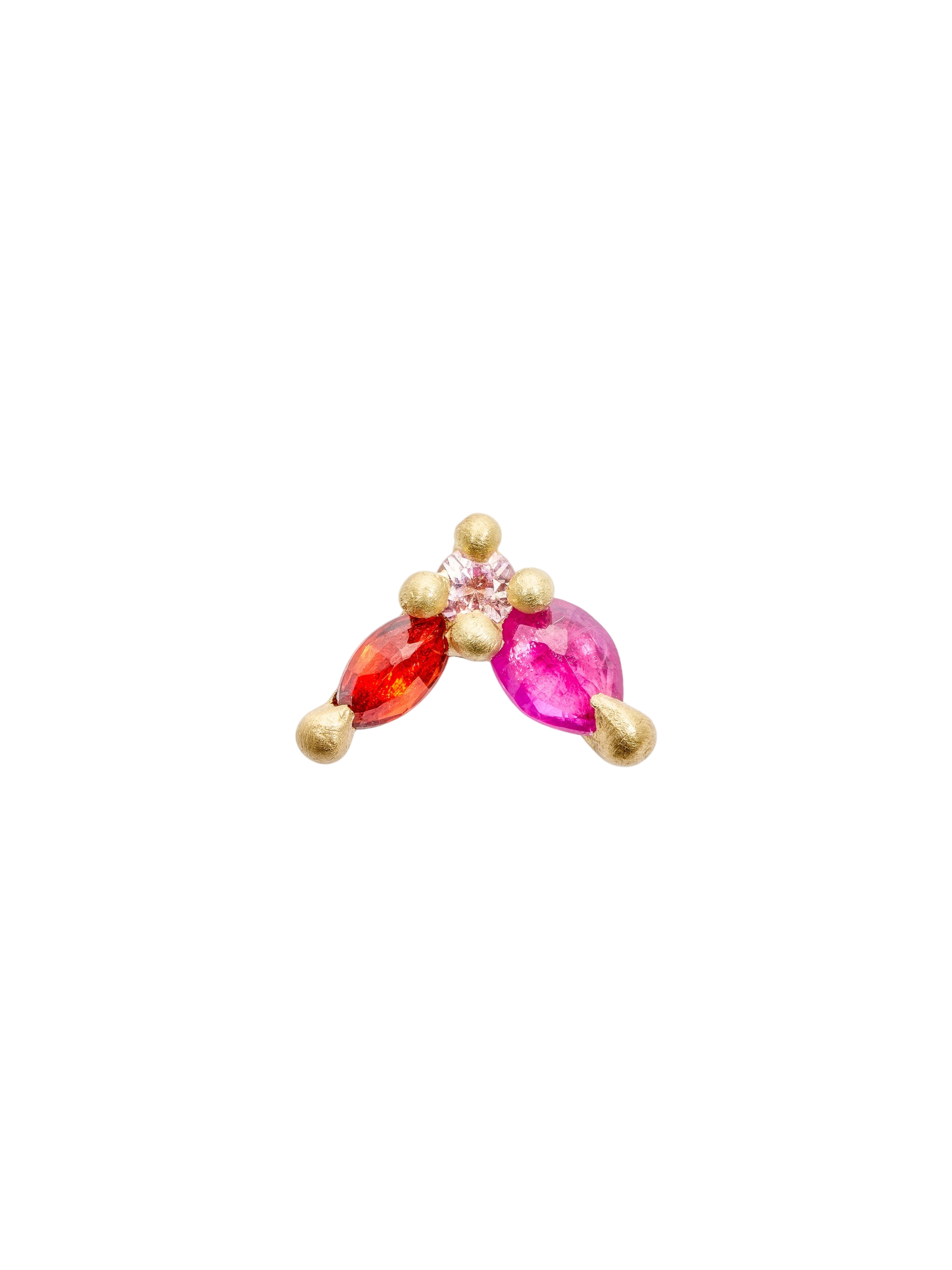 Pink Floret Stud Earring photo