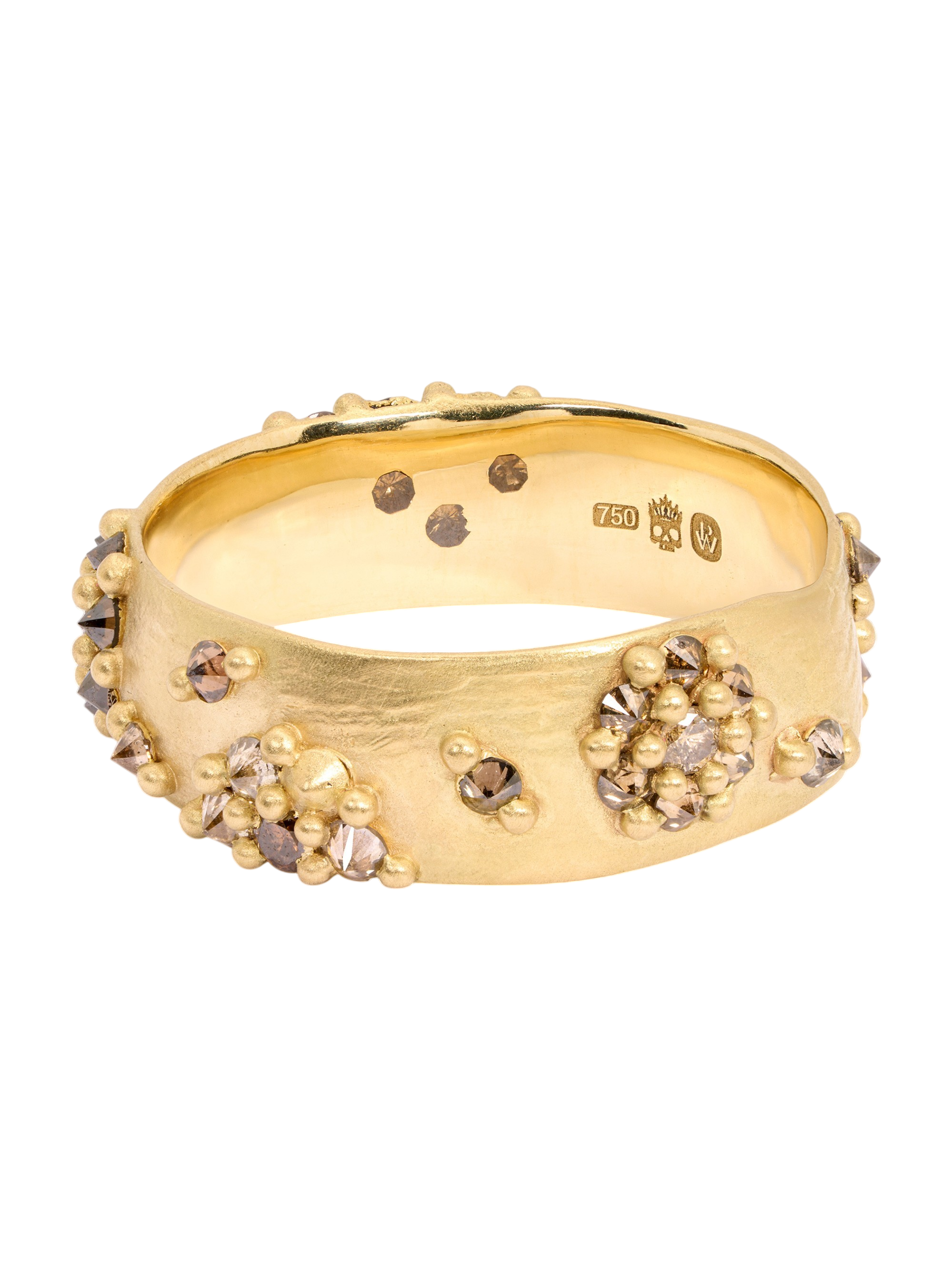 Cognac Diamond Lily Pond Ring photo