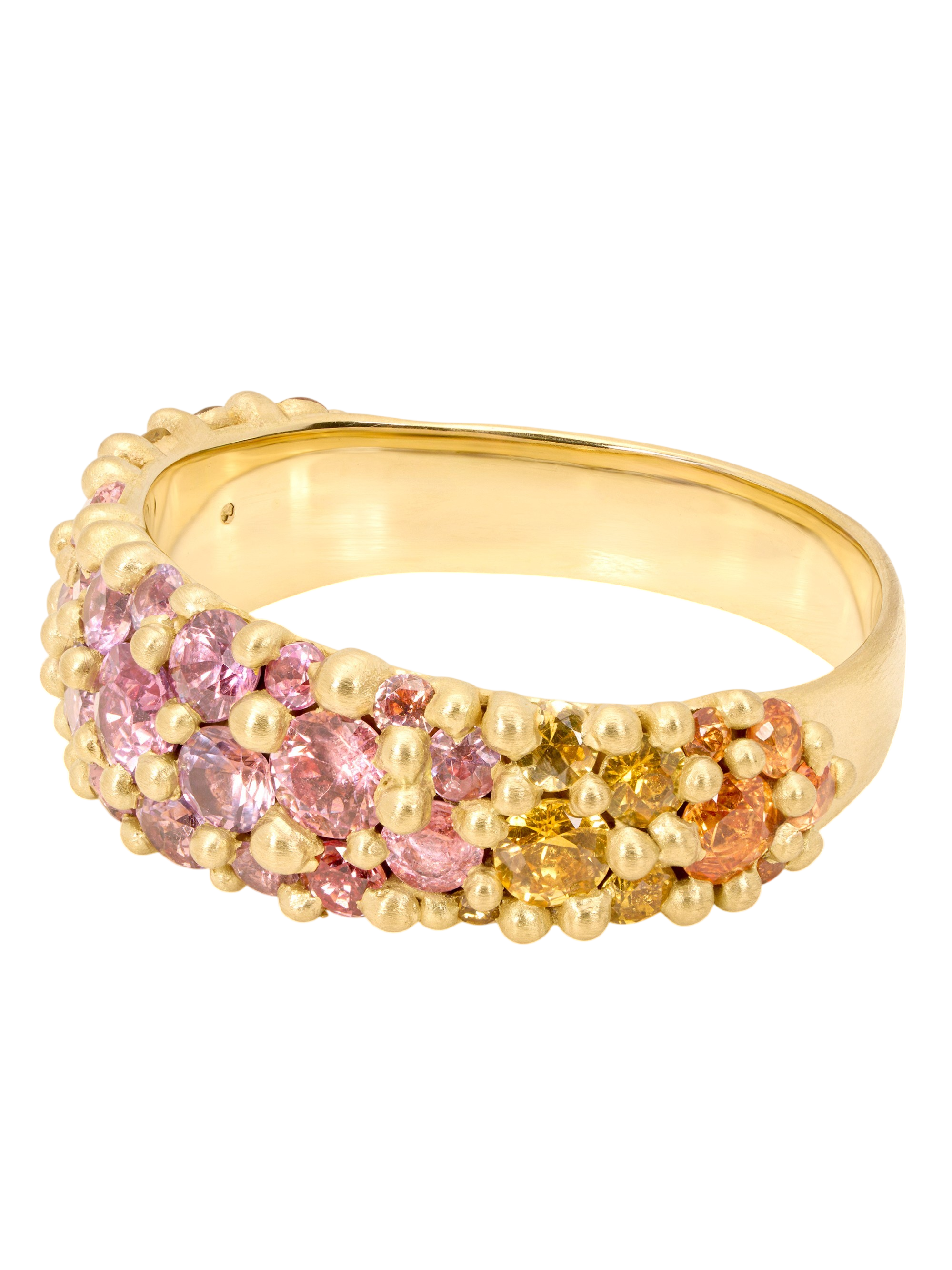 Wide California Sunset River Ring
