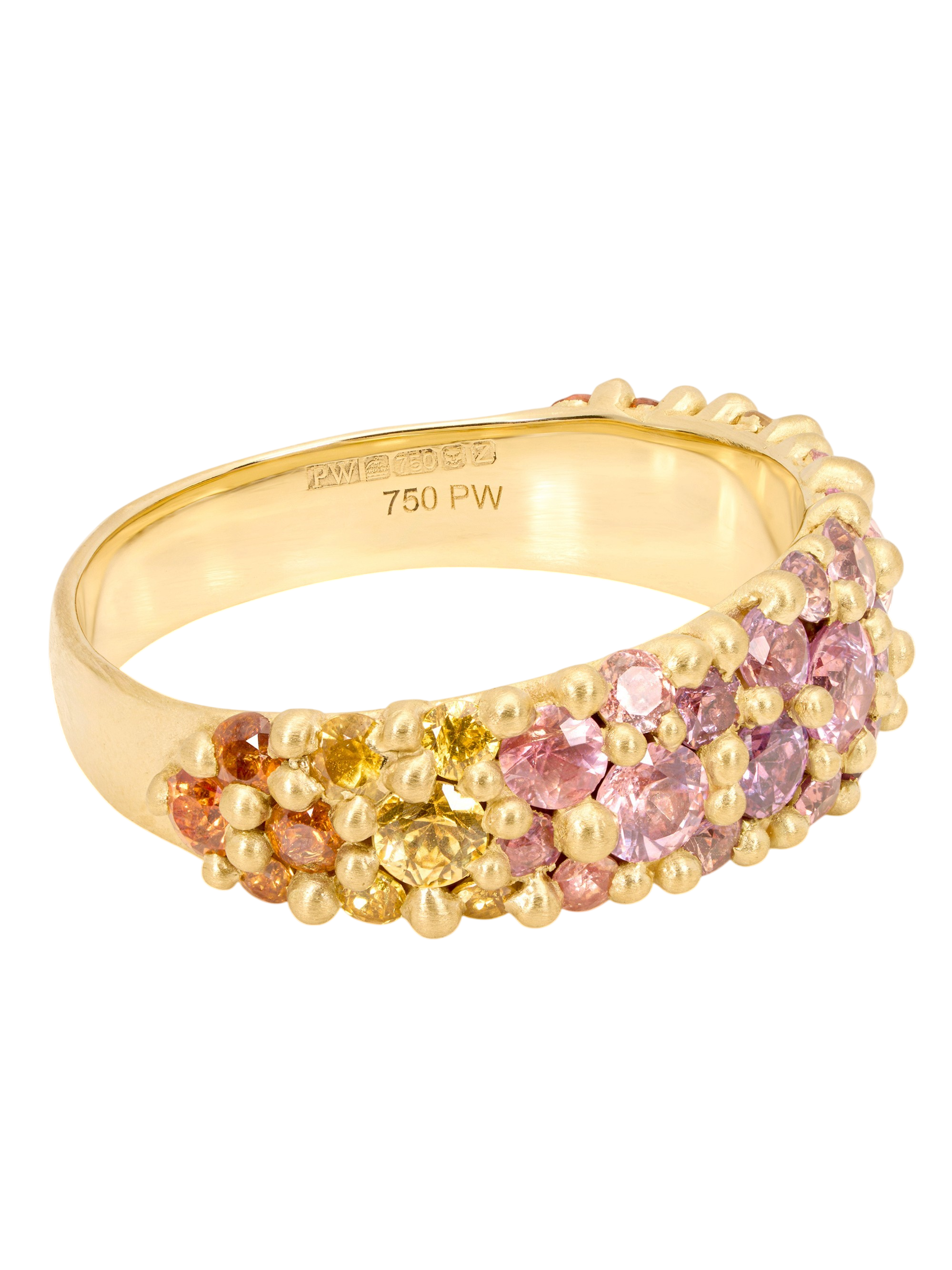 Wide California Sunset River Ring