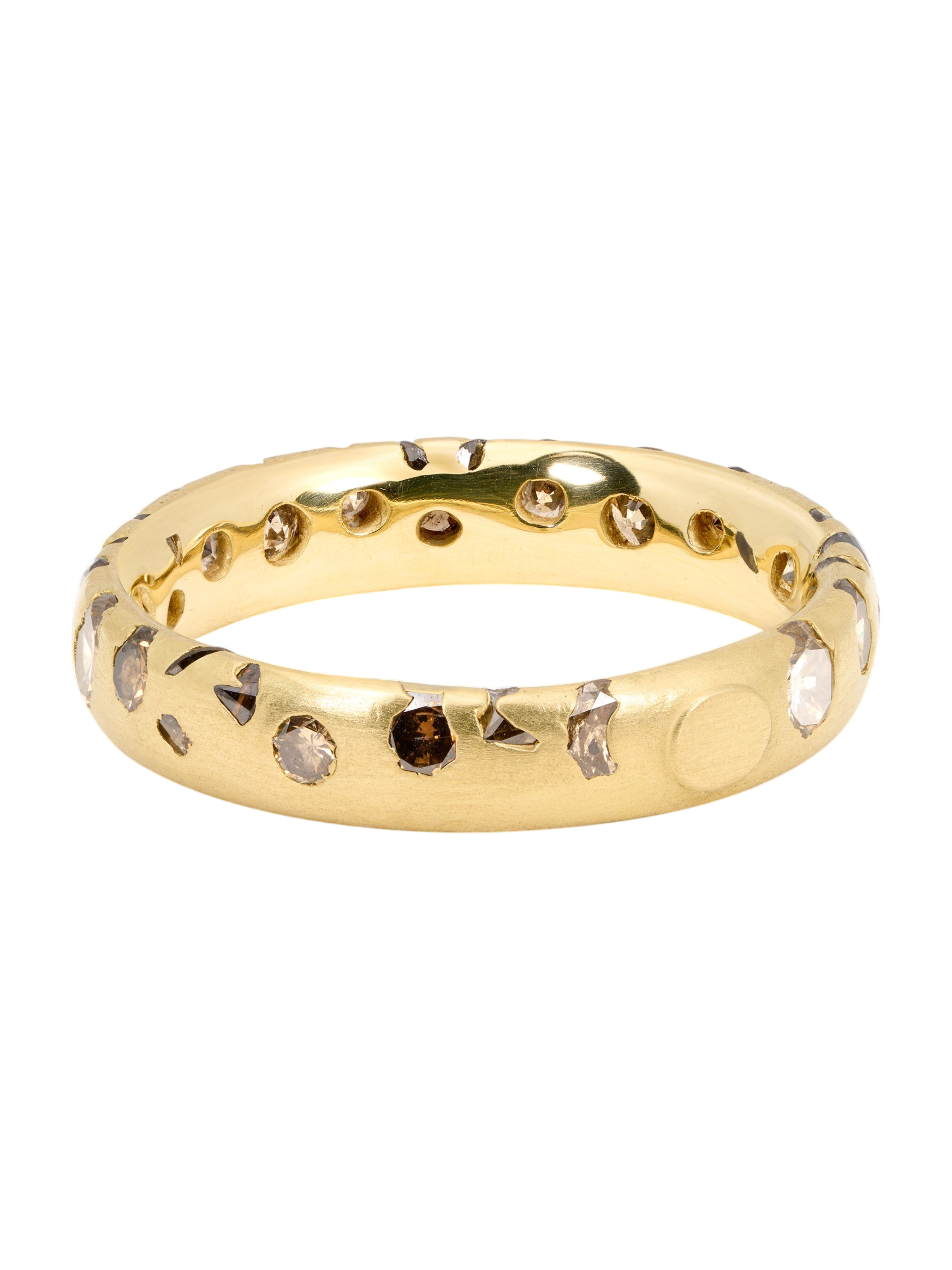 Cognac Diamond Confetti Ring