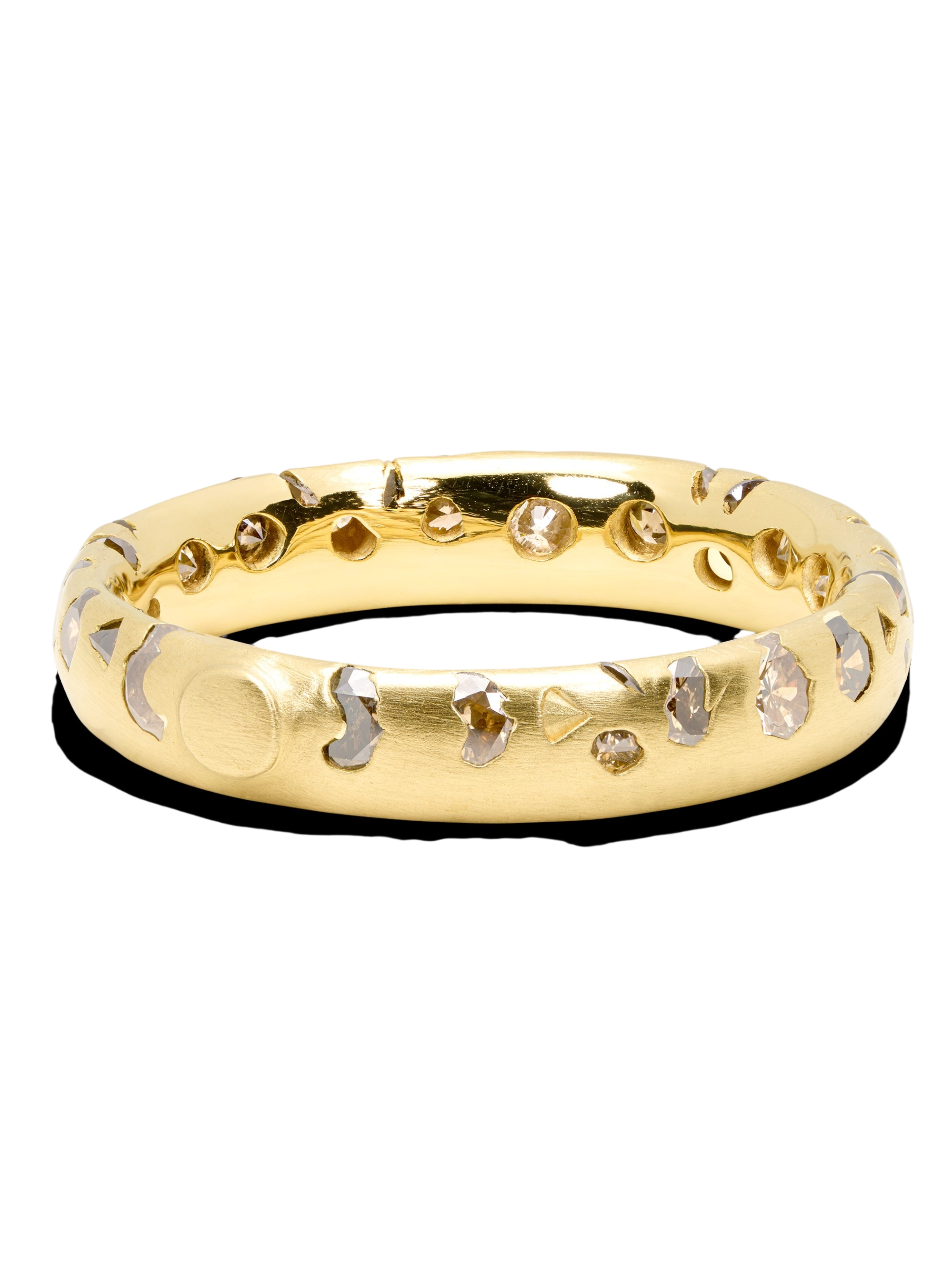 Cognac Diamond Confetti Ring