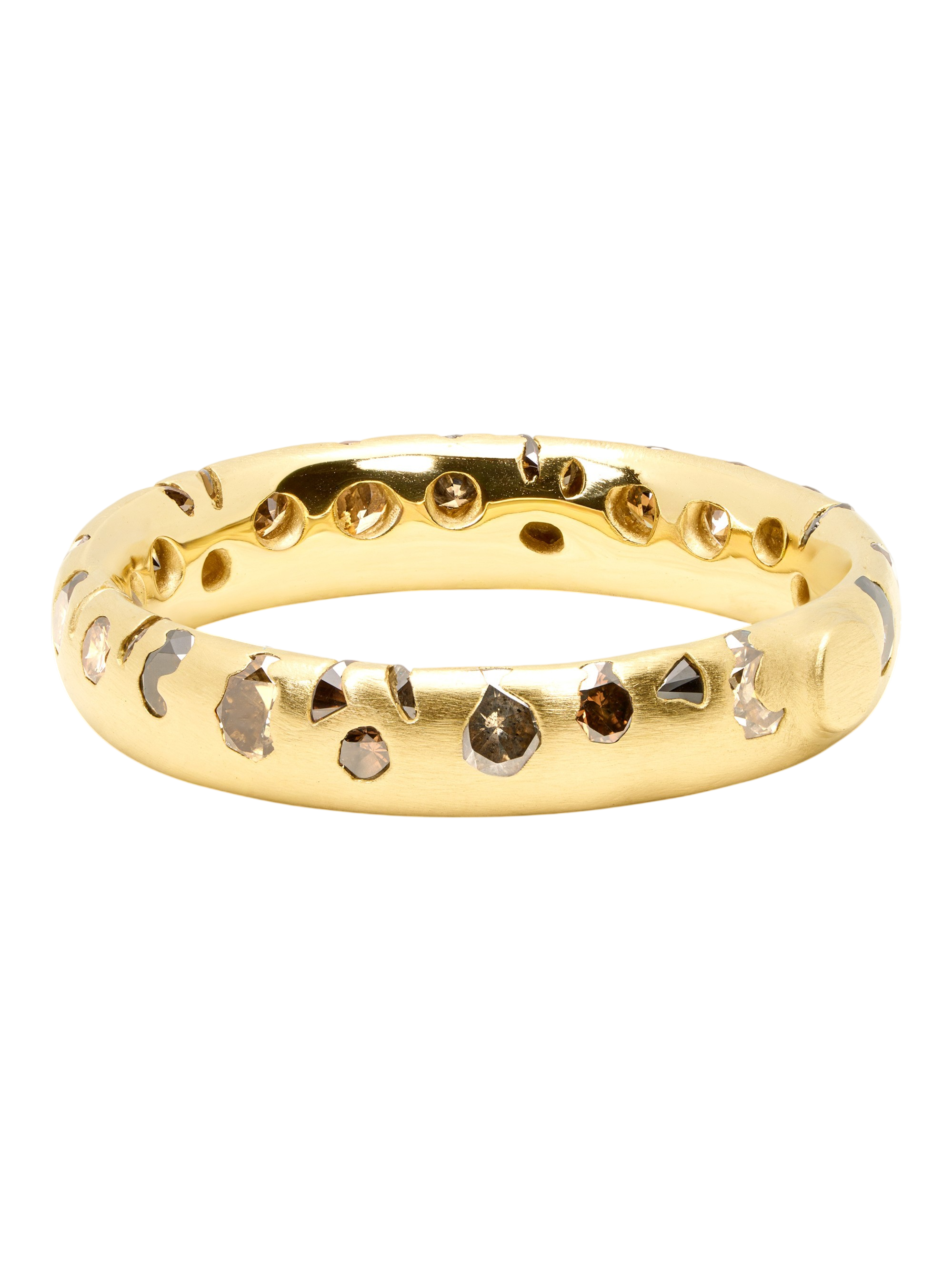 Cognac Diamond Confetti Ring