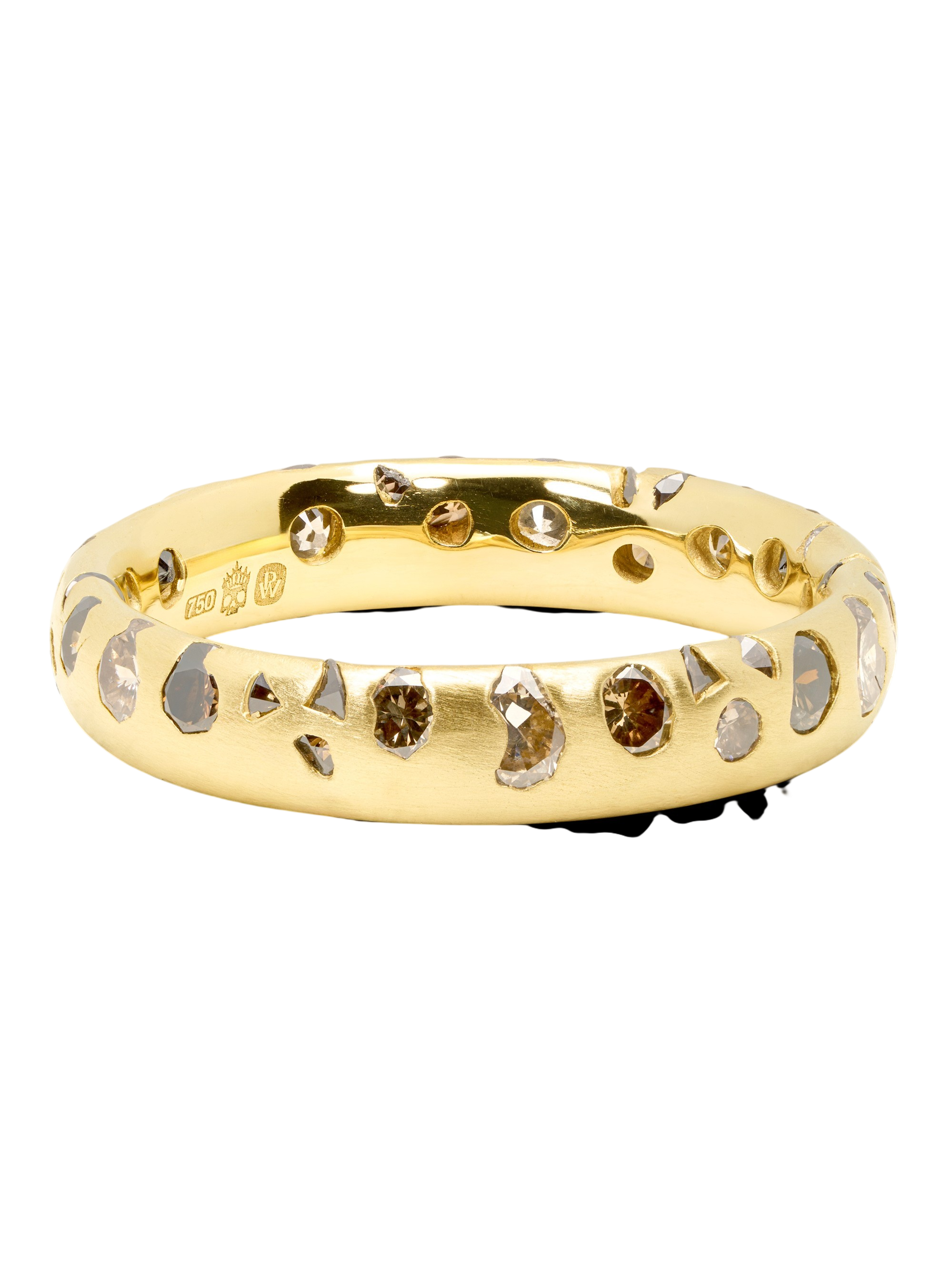 Cognac Diamond Confetti Ring