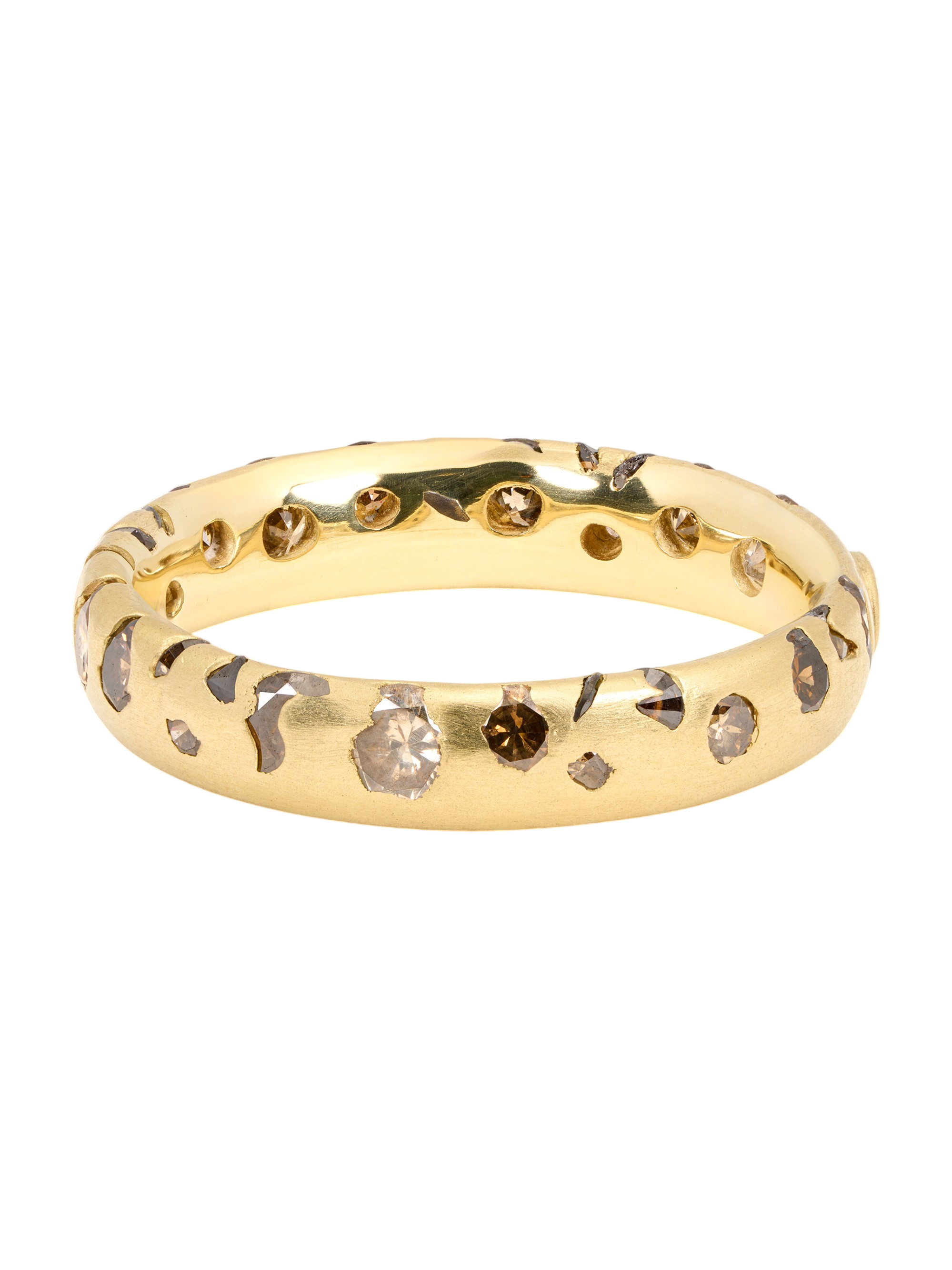 Cognac Diamond Confetti Ring