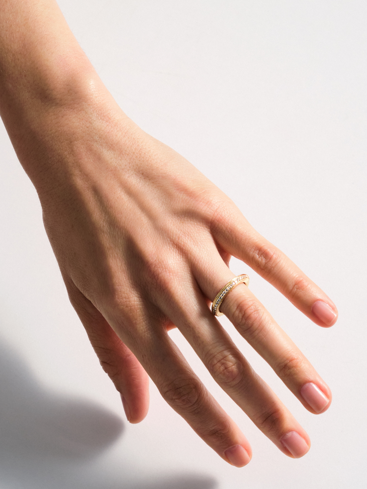 Basic eternity diamonds ring