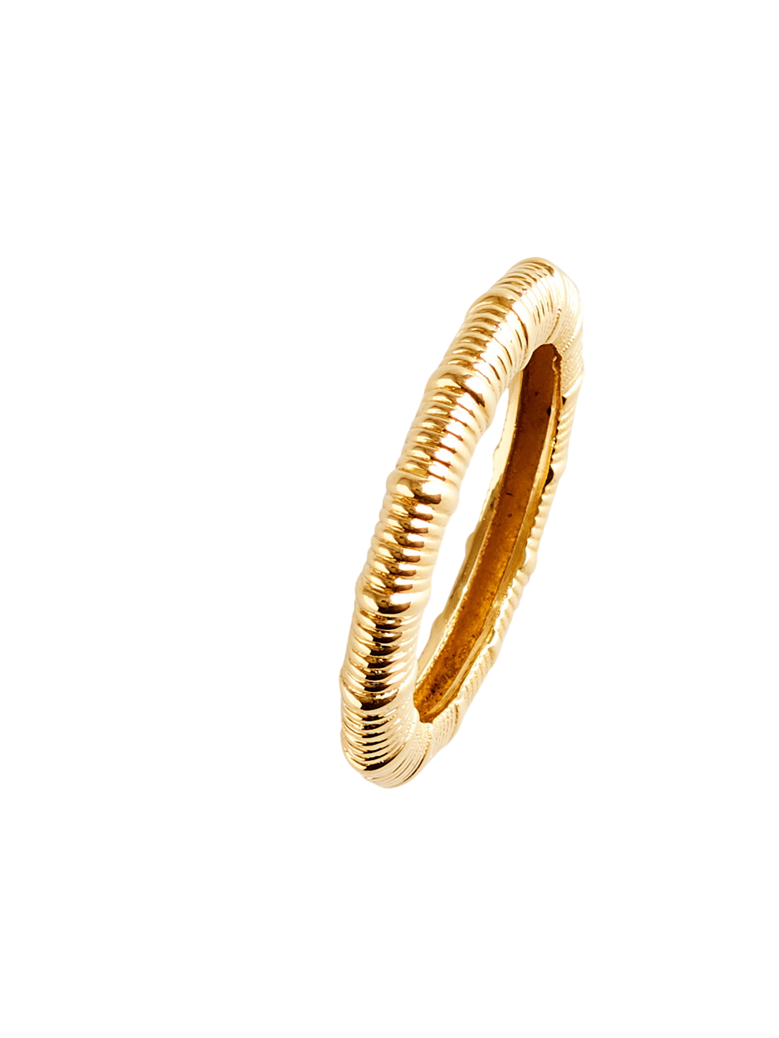 Vertical textured mini ring