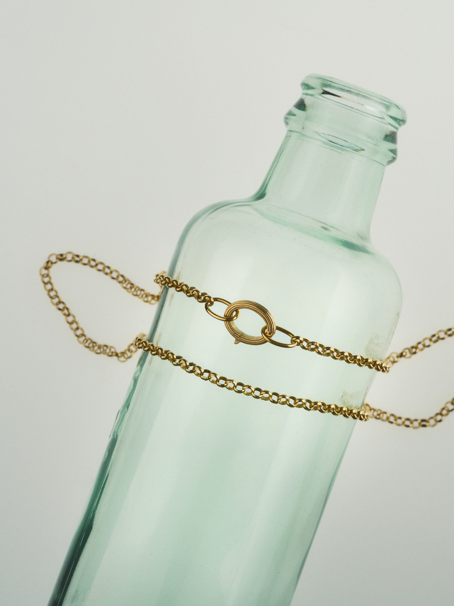 Lock chain necklace
