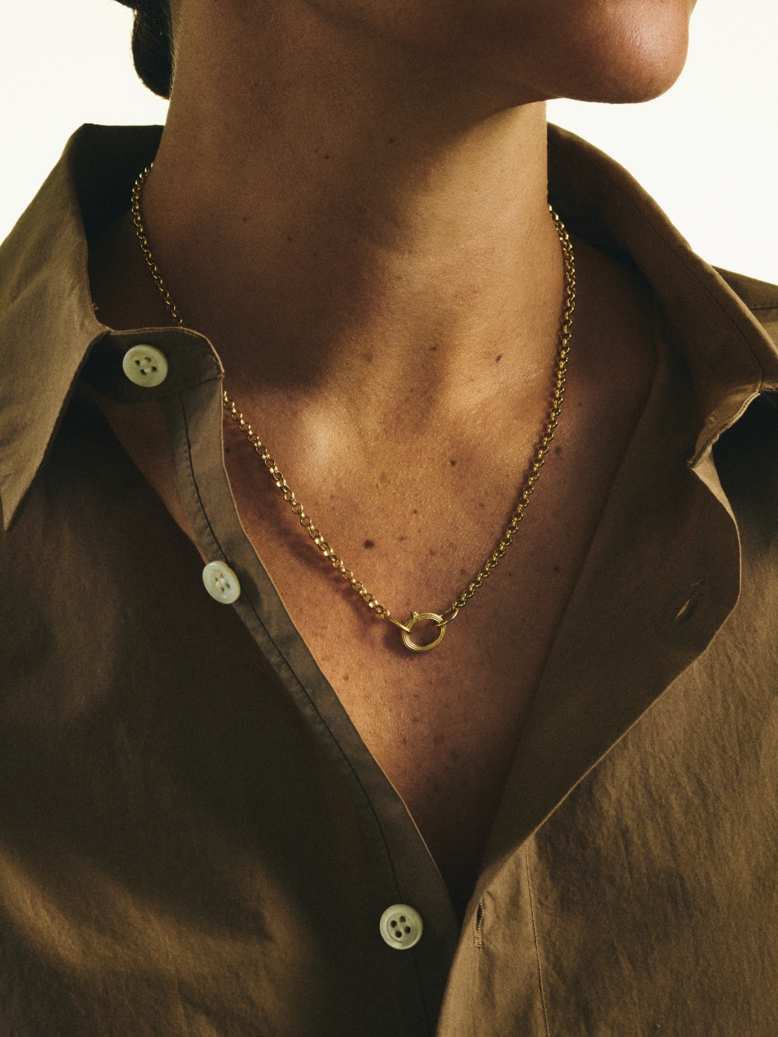 Lock chain necklace