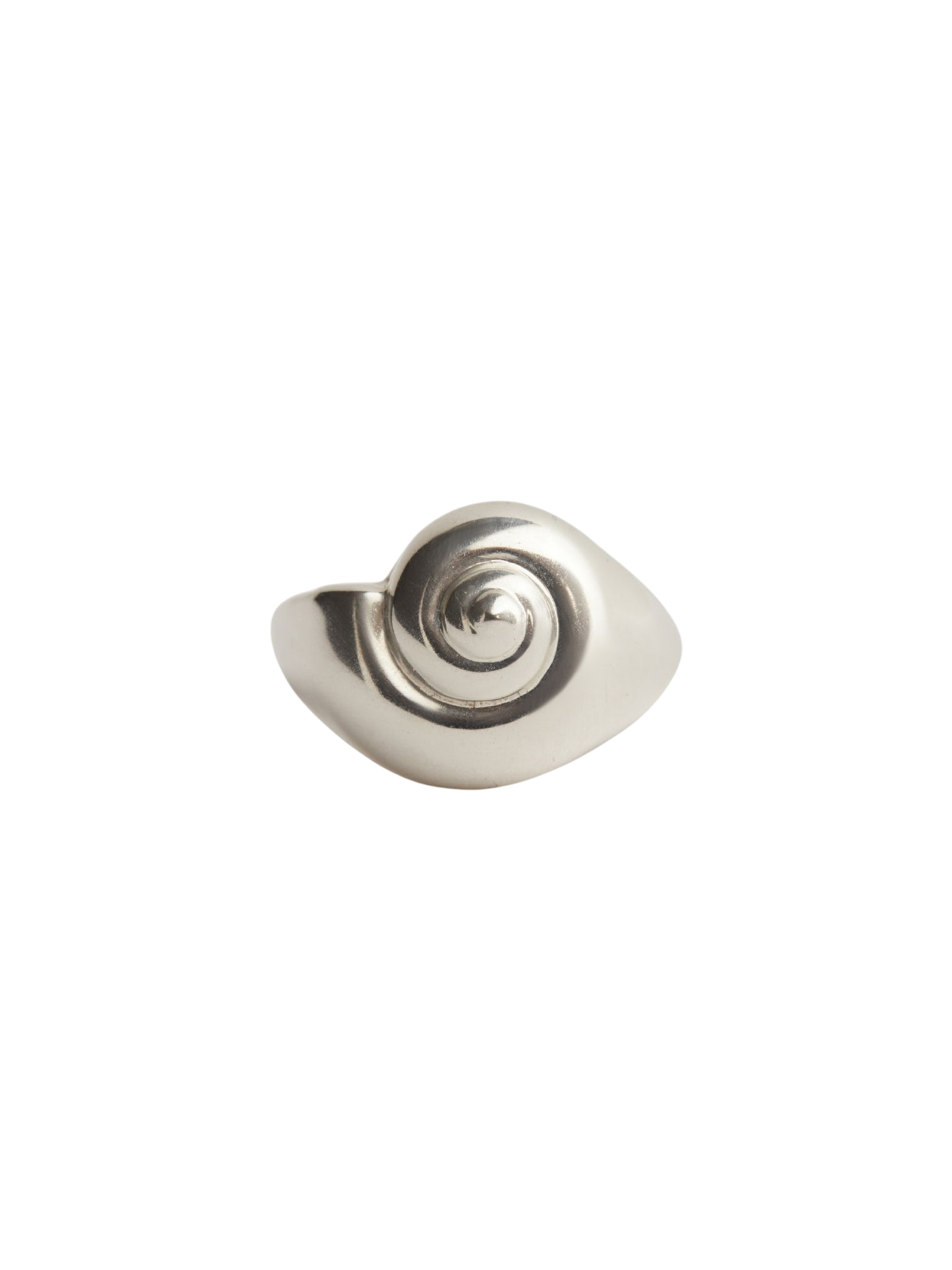 Inanna spiral ring silver