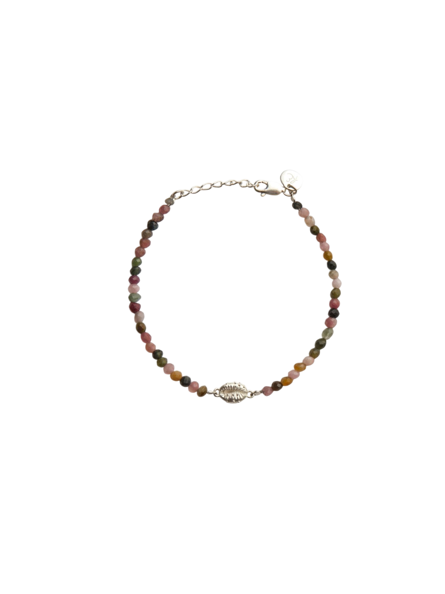 Aphrodite mini tourmaline bracelet silver