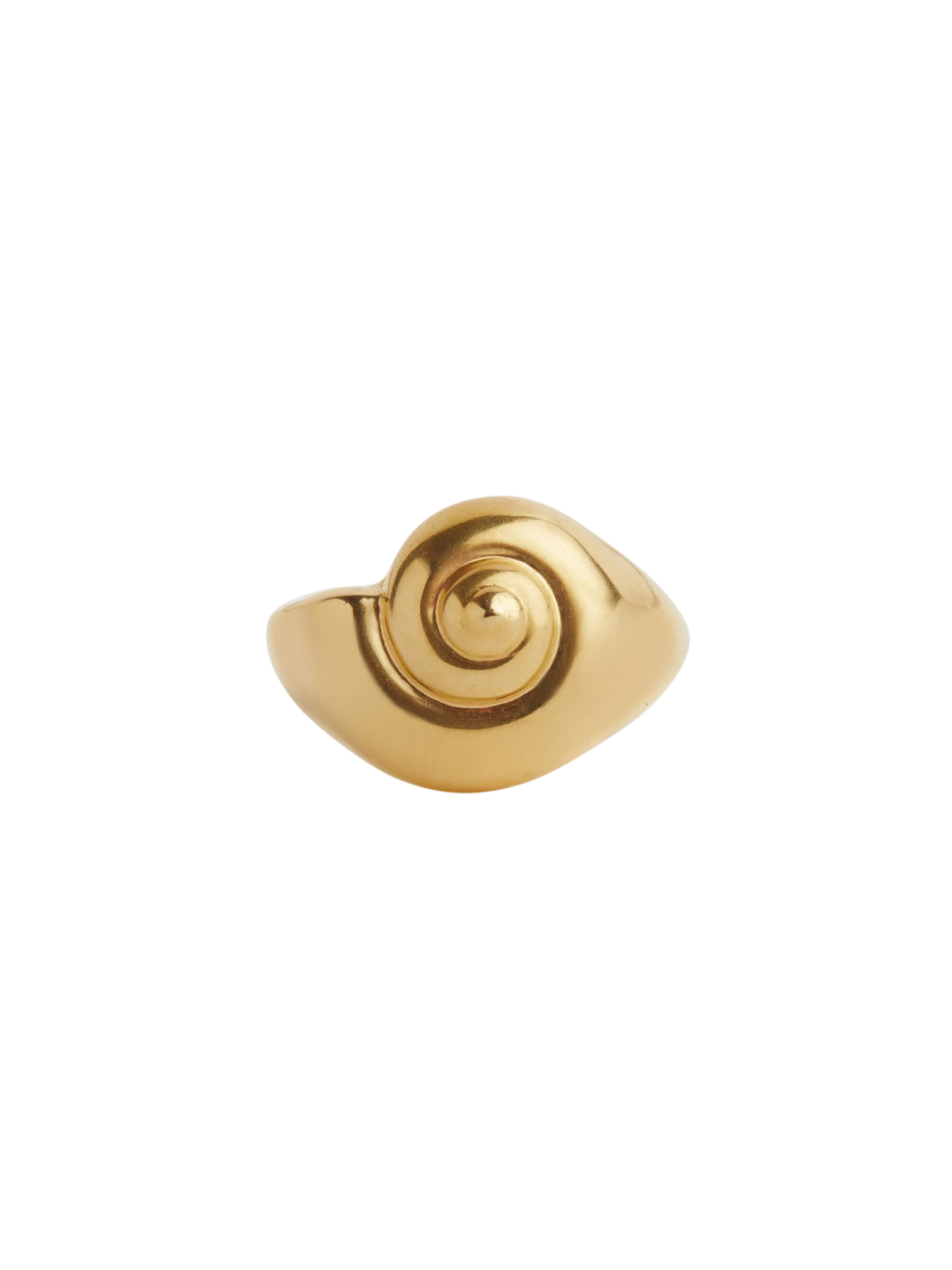 Inanna spiral ring gold