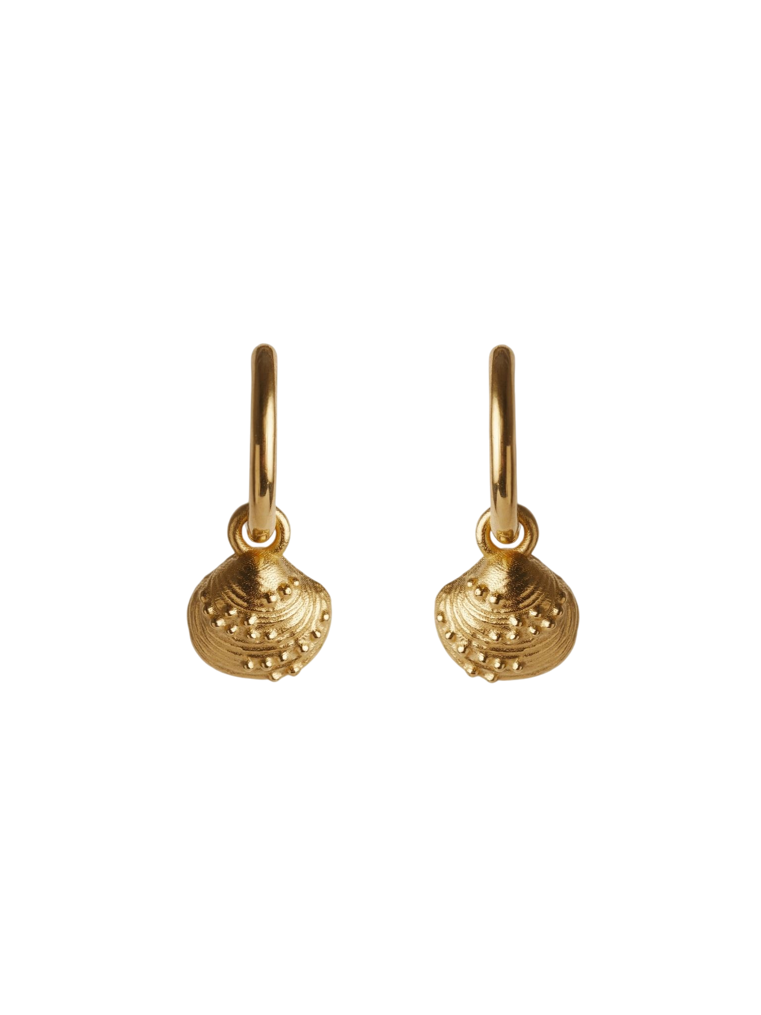 Inanna spiral mini hoop earrings gold