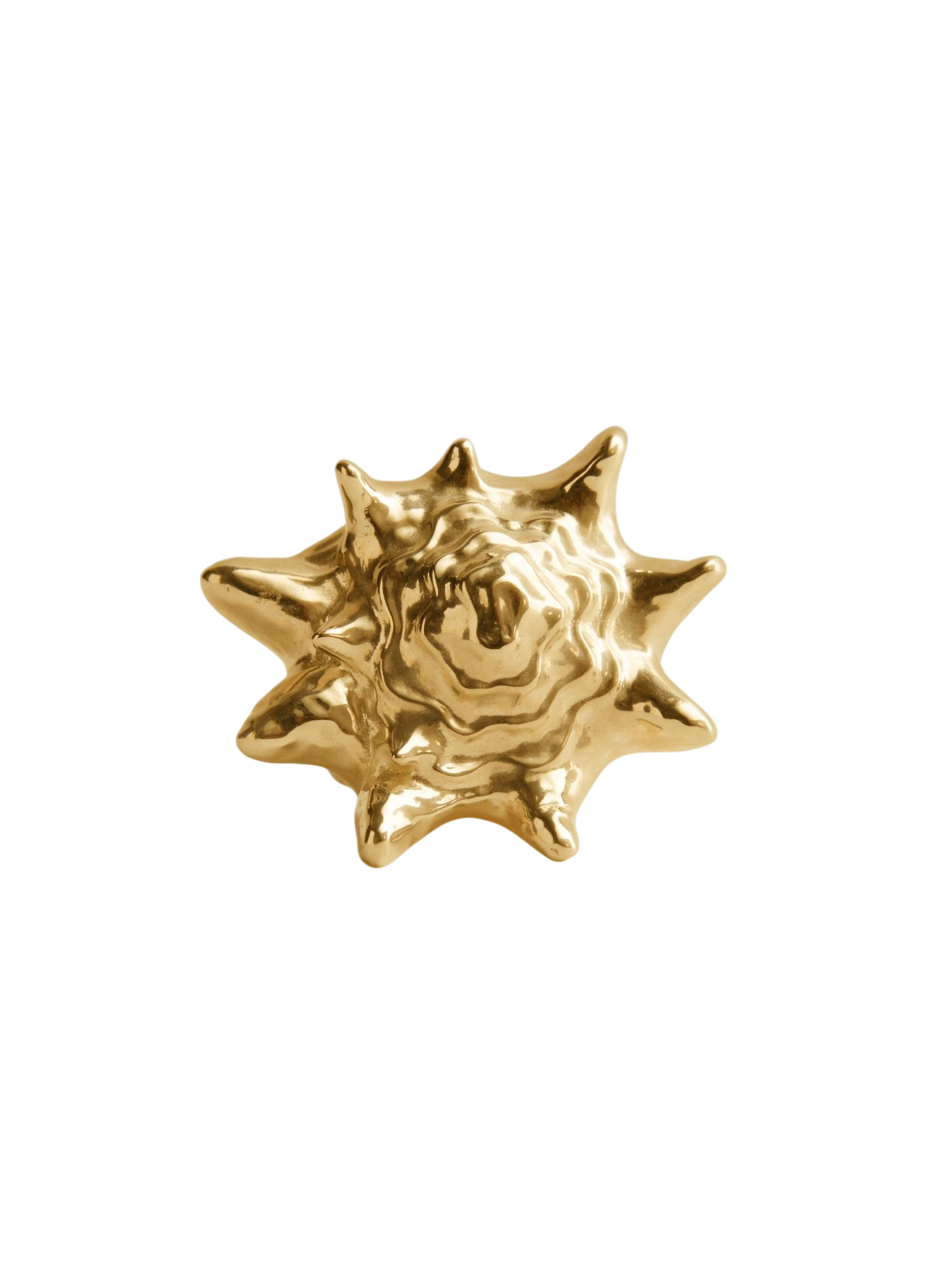 Queen conch ring gold 
