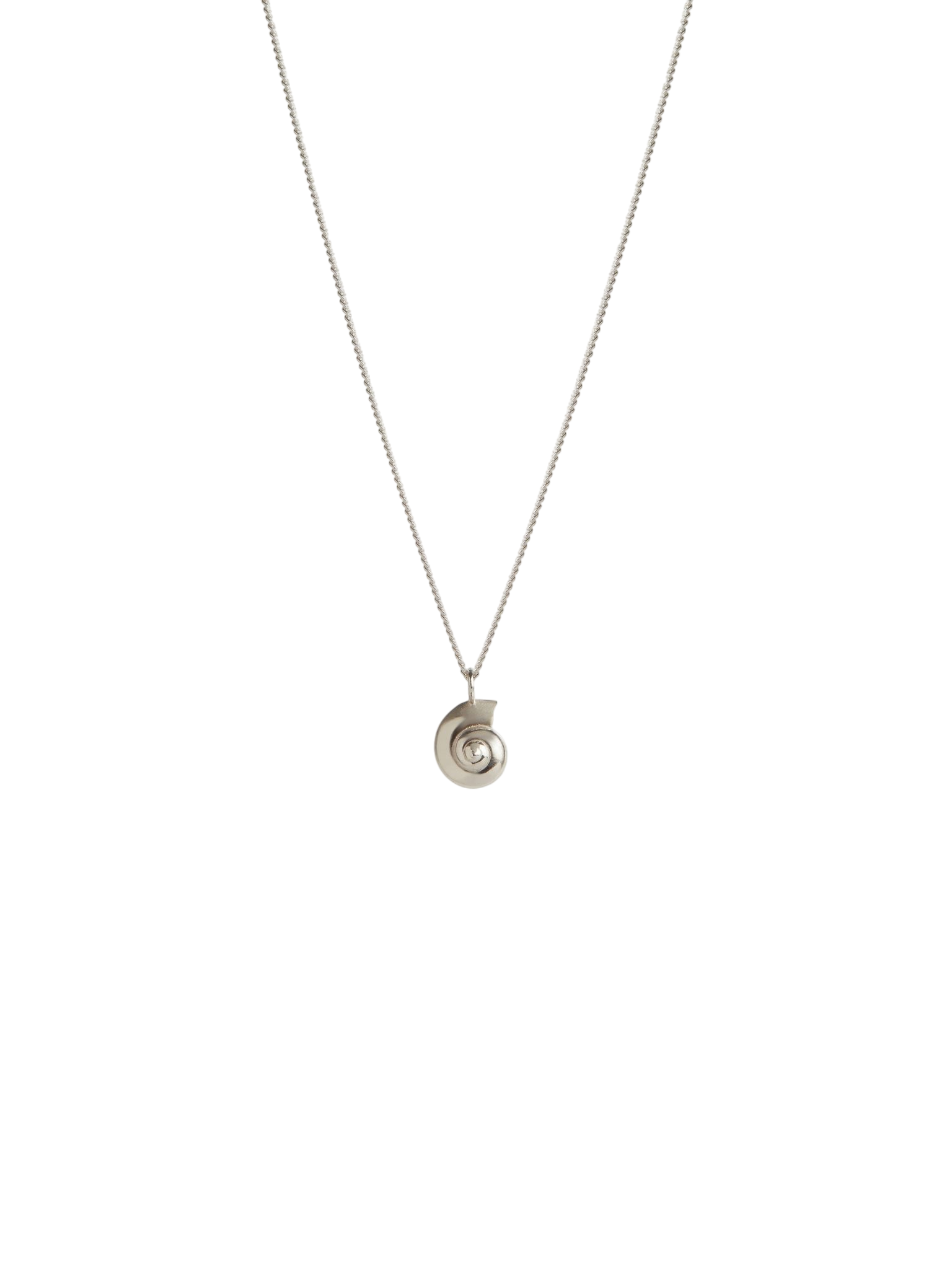 Inanna spiral mini necklace silver