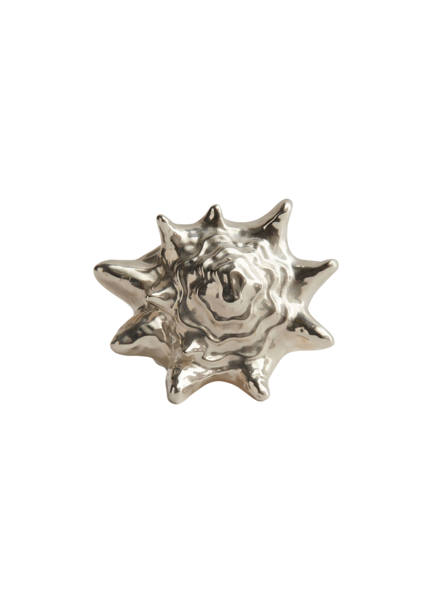 Queen conch ring silver