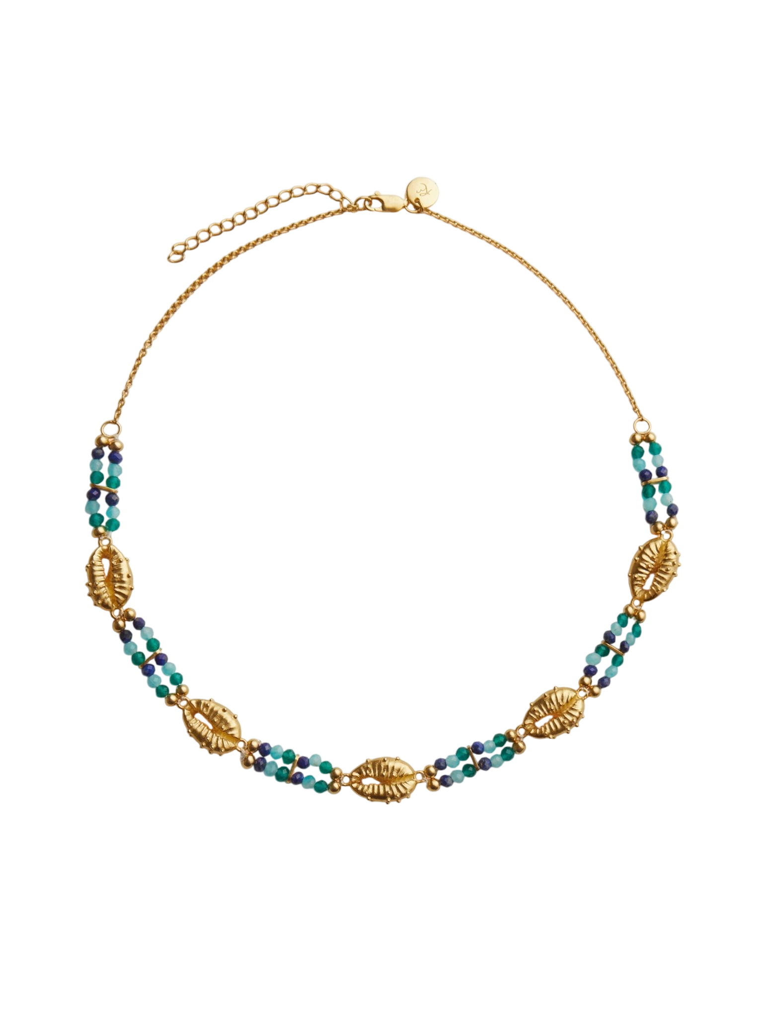 Aphrodite ocean choker necklace gold