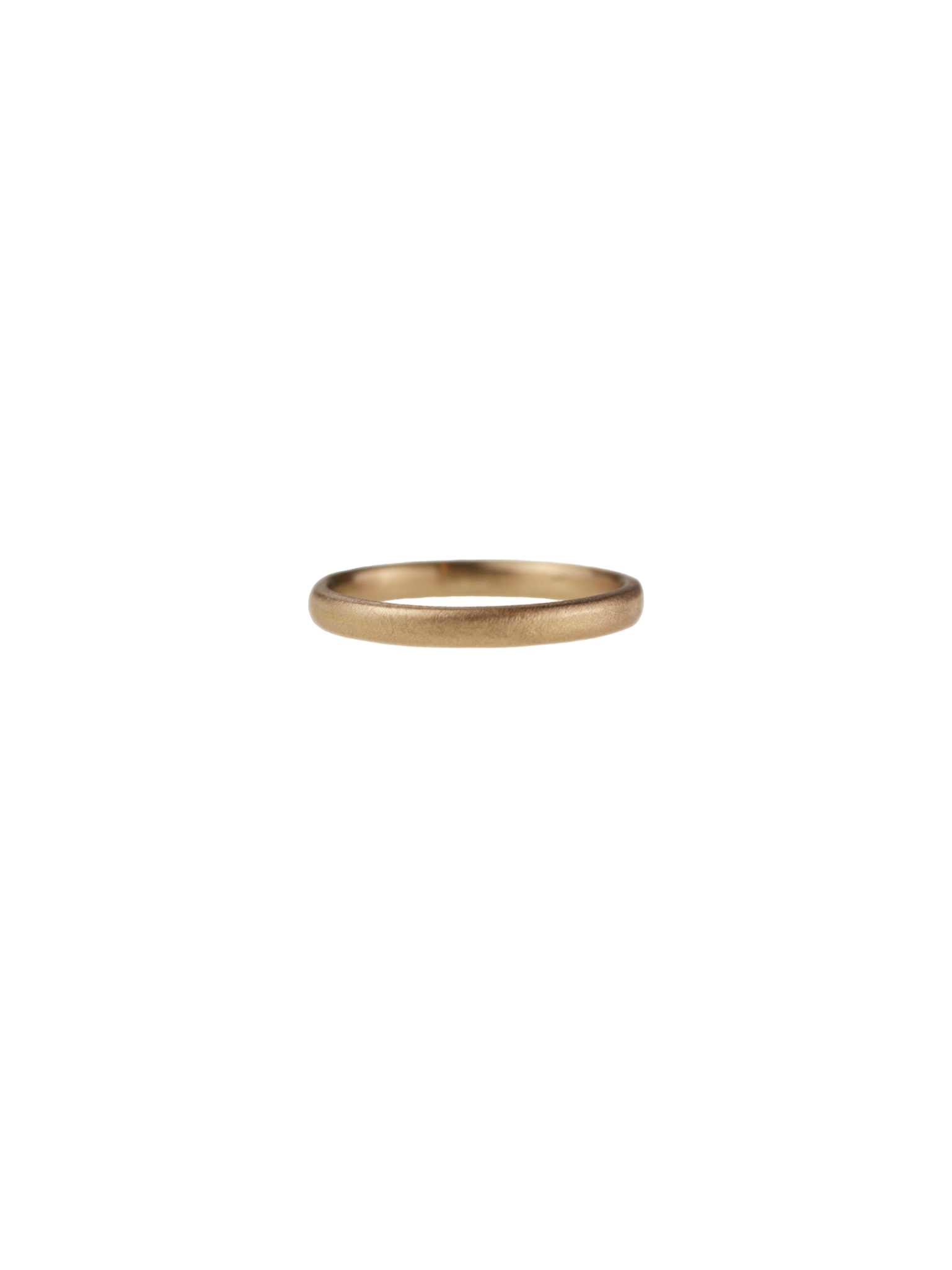 Slim oval wedding ring